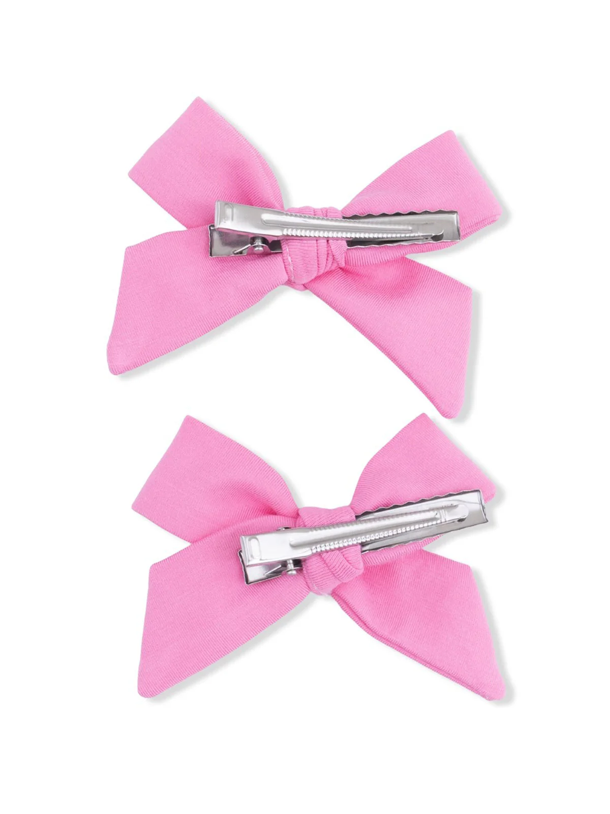 2-Pack Hair Bows w/Clips, Pink Drink - Image 2