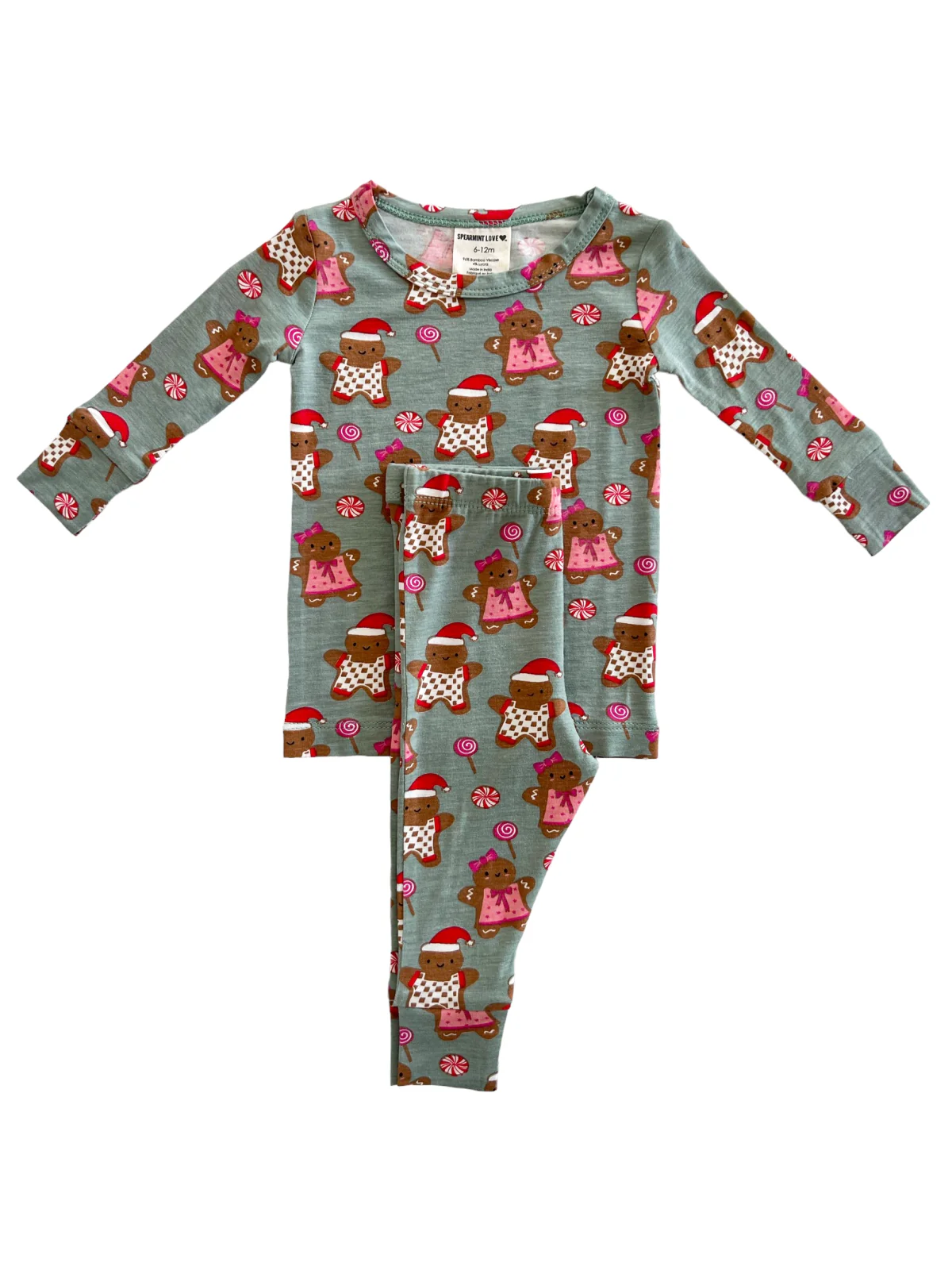 2-Piece Set, Gingerbread Friends Green - Image 2