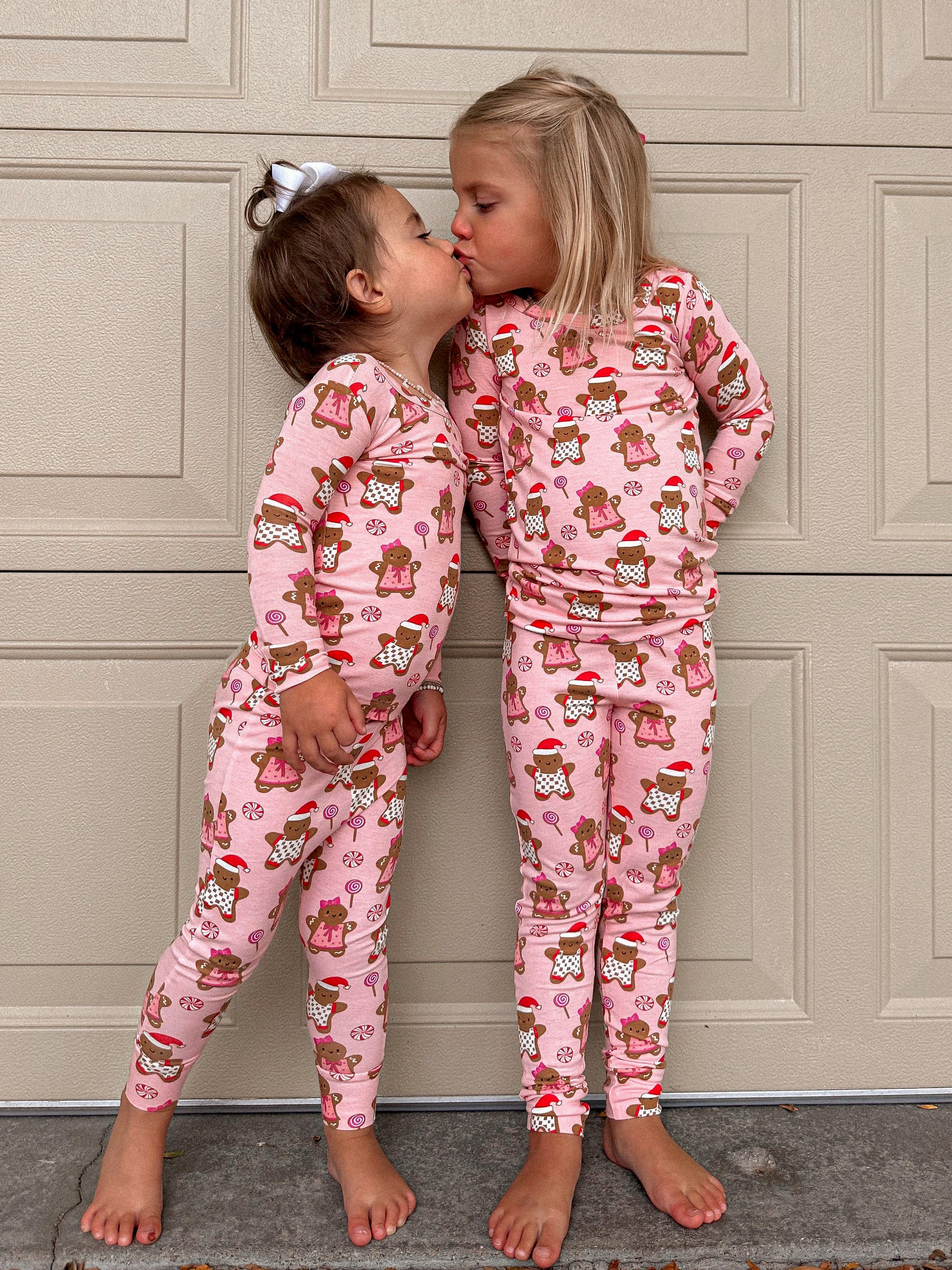 2-Piece Set, Gingerbread Friends Pink - Image 3