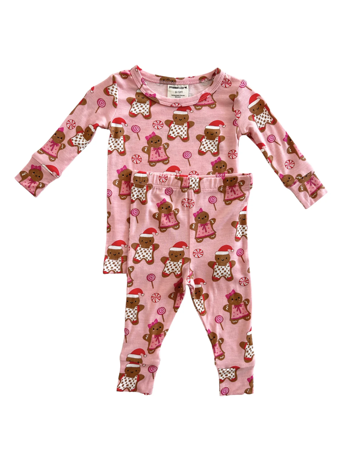 2-Piece Set, Gingerbread Friends Pink - Image 4