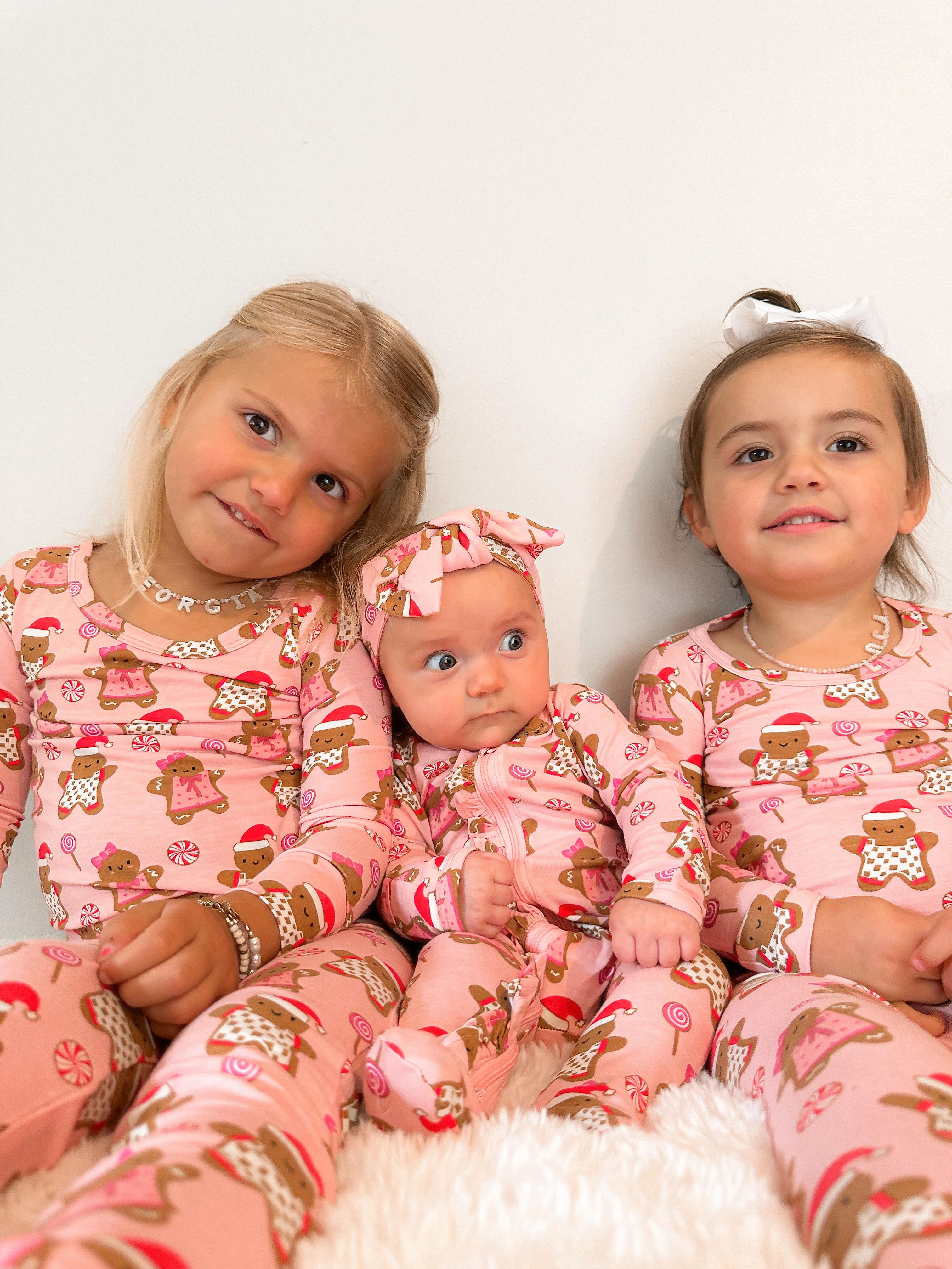 2-Piece Set, Gingerbread Friends Pink - Image 8