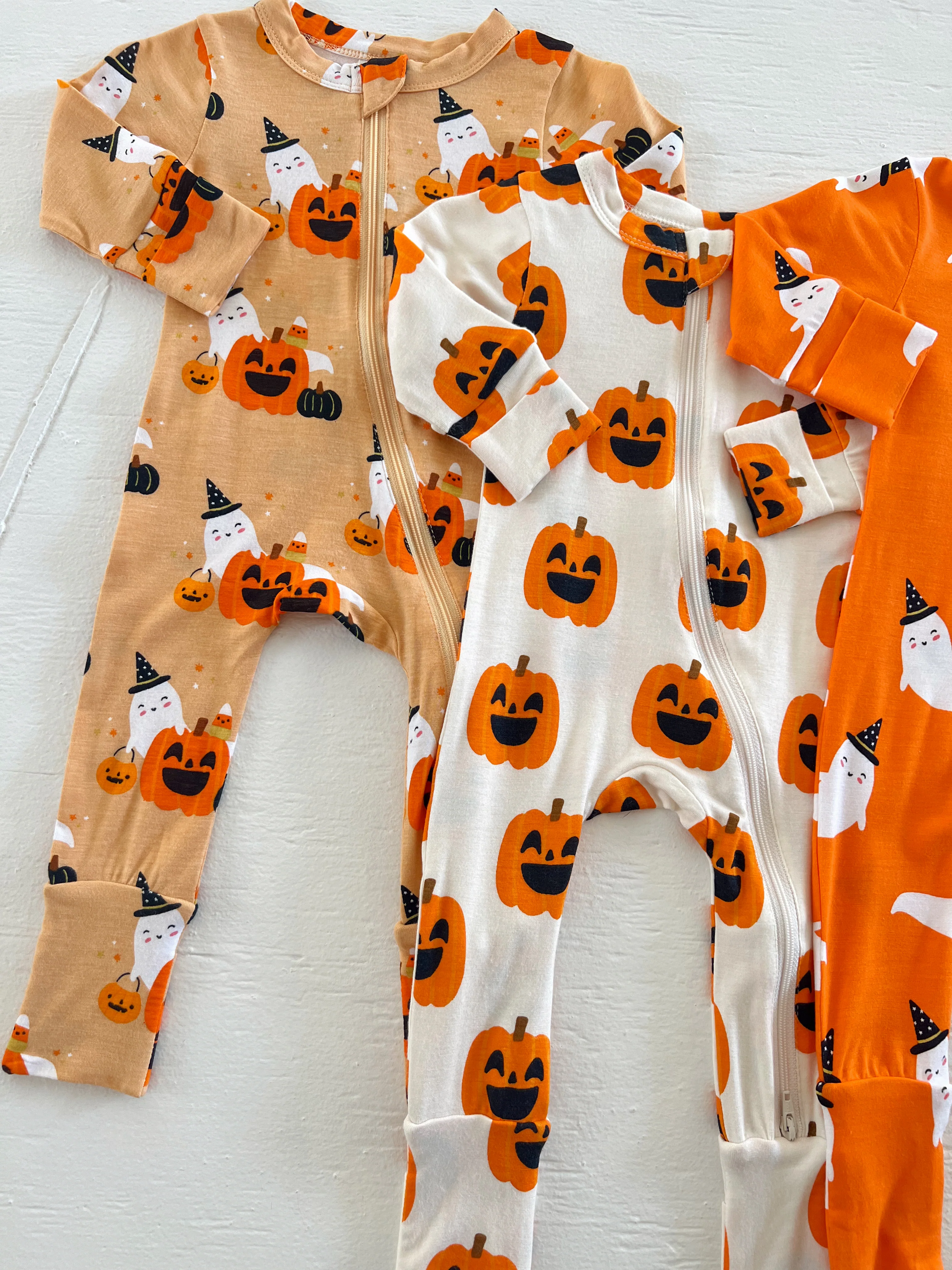 2-Way Convertible Zip Romper, Halloween Cluster - Image 4