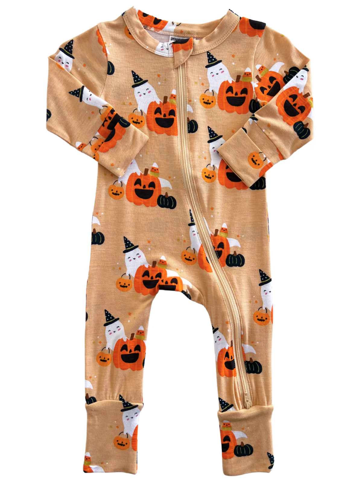 2-Way Convertible Zip Romper, Halloween Cluster - Image 5