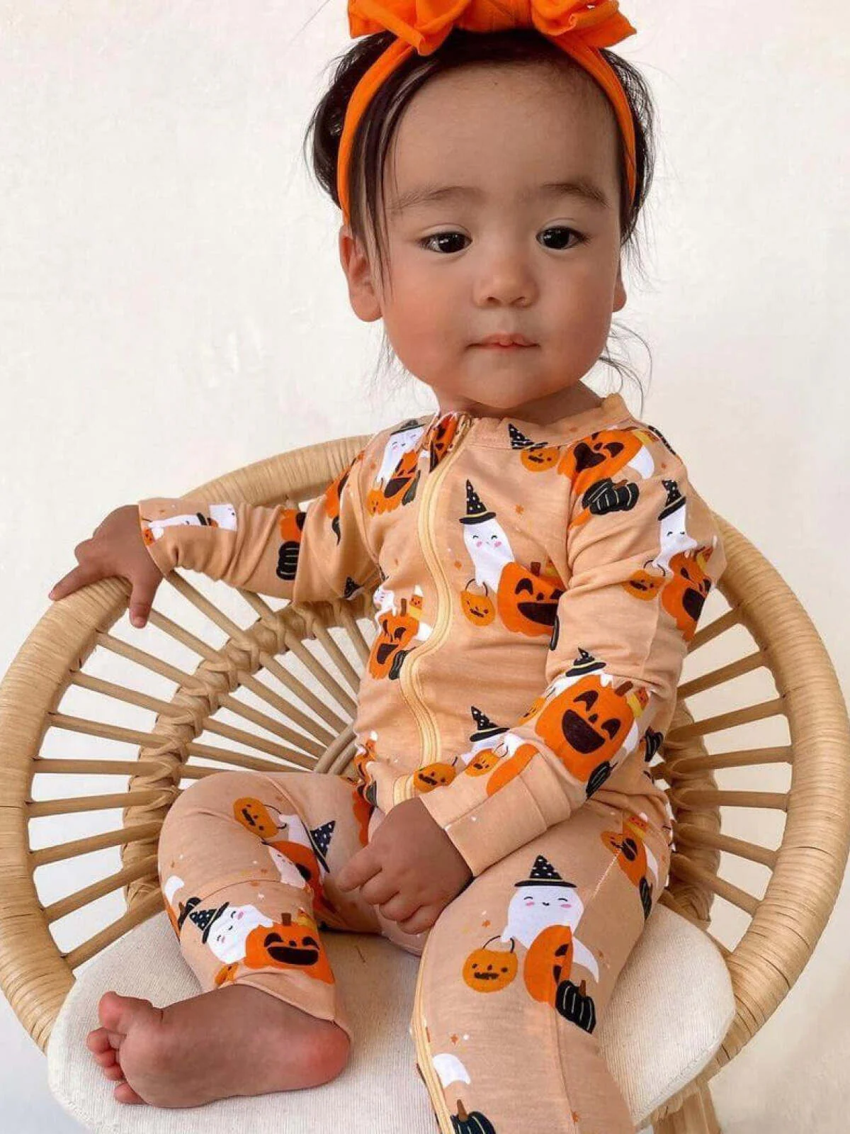 2-Way Convertible Zip Romper, Halloween Cluster - Image 6