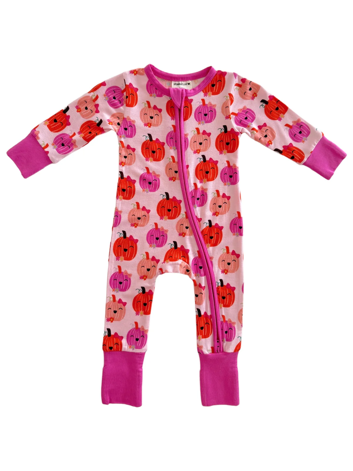 2-Way Convertible Zip Romper, Miss Pumpkin - Image 3