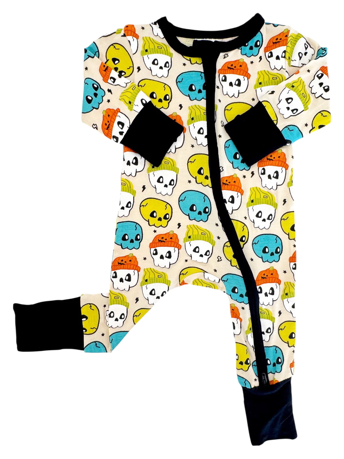 2-Way Convertible Zip Romper, Skelli Boys - Image 2