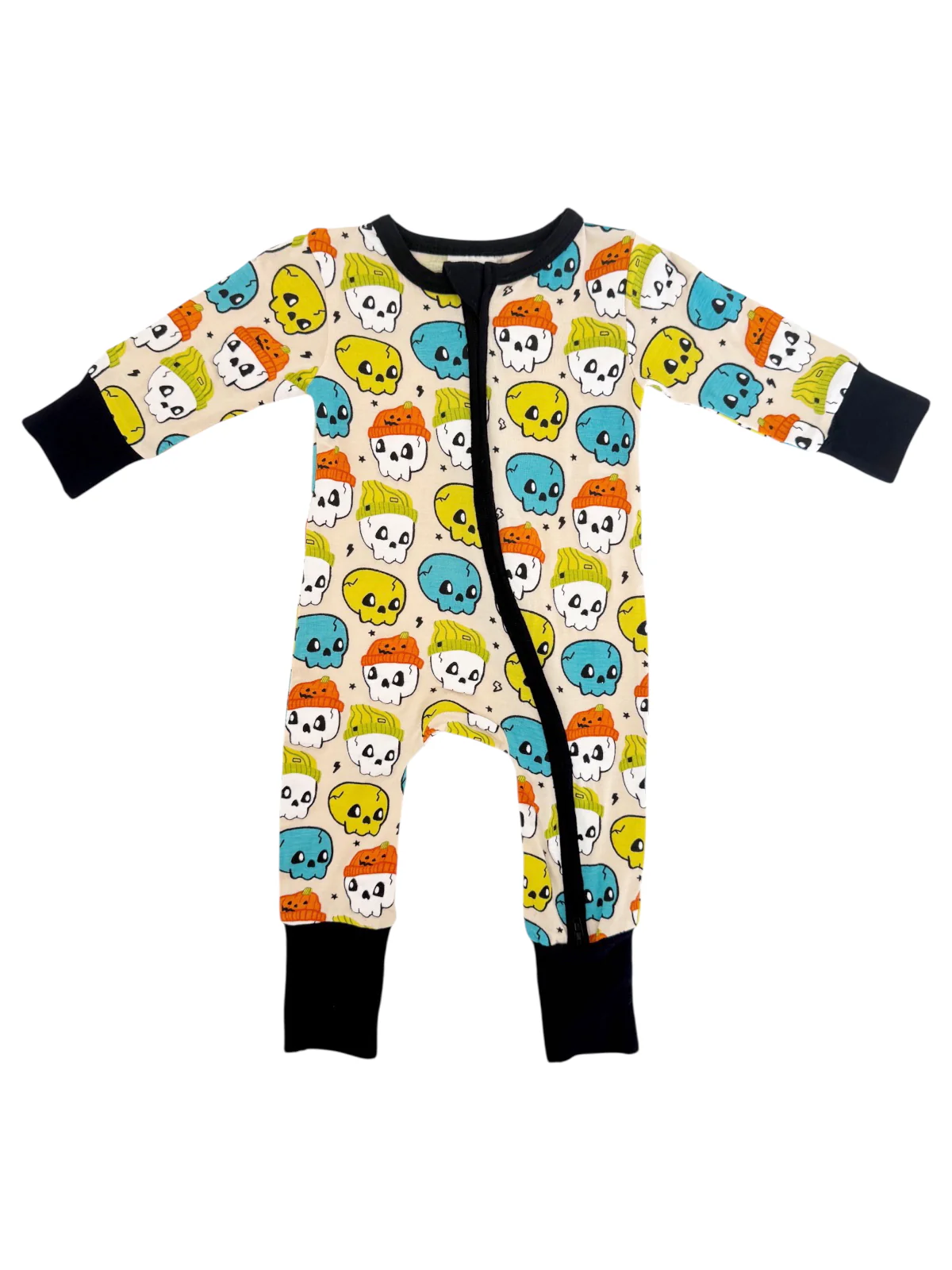2-Way Convertible Zip Romper, Skelli Boys - Image 4