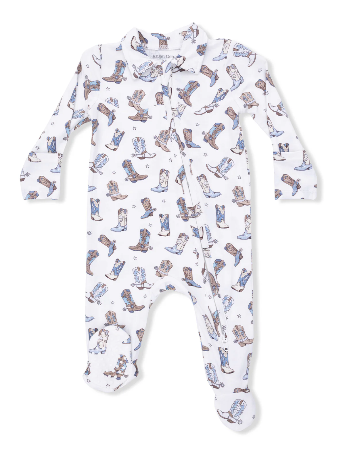 Polo 2-Way Zip Footie, Cowboy Boots