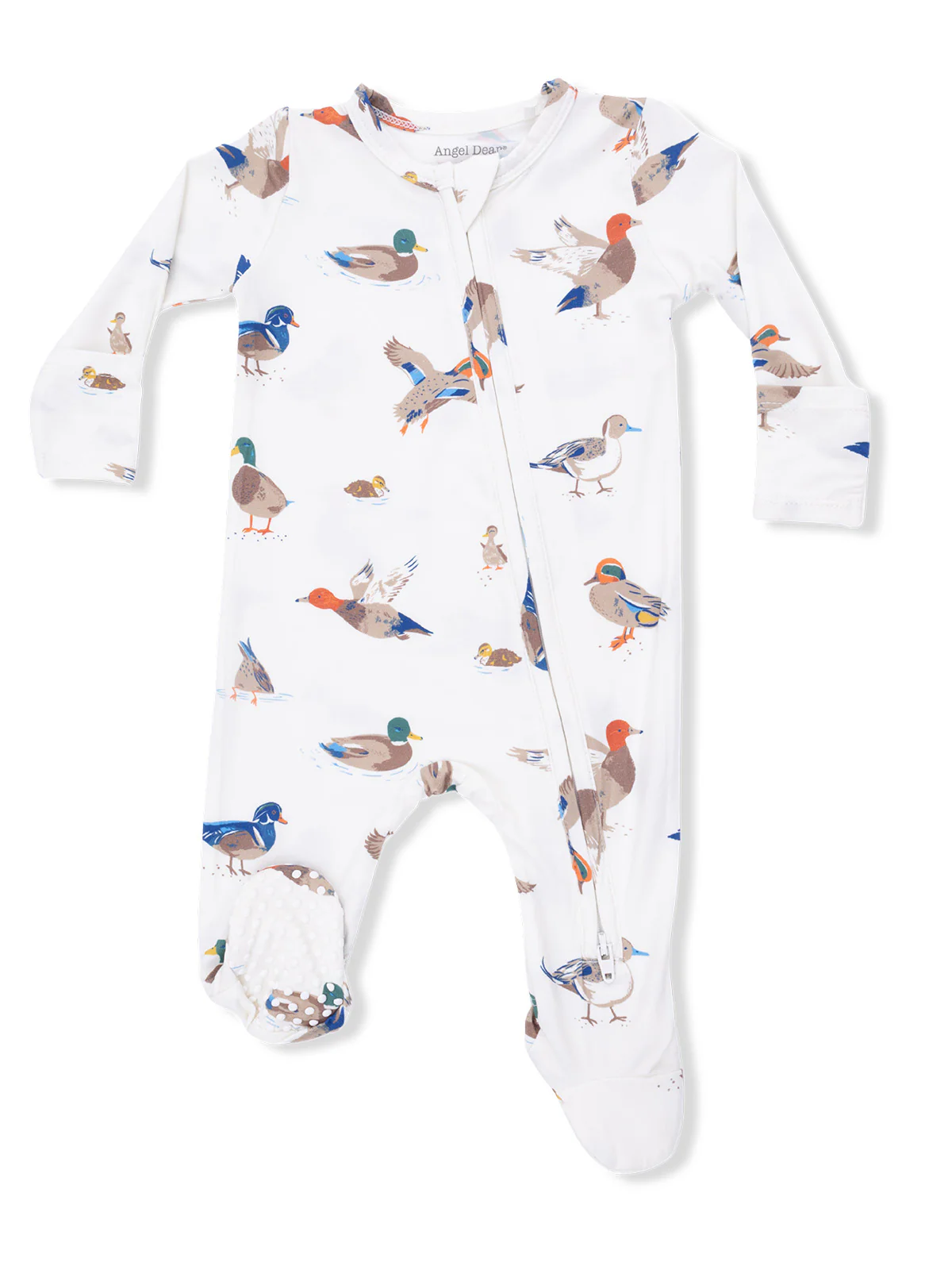 2-Way Zip Footie, Ducks
