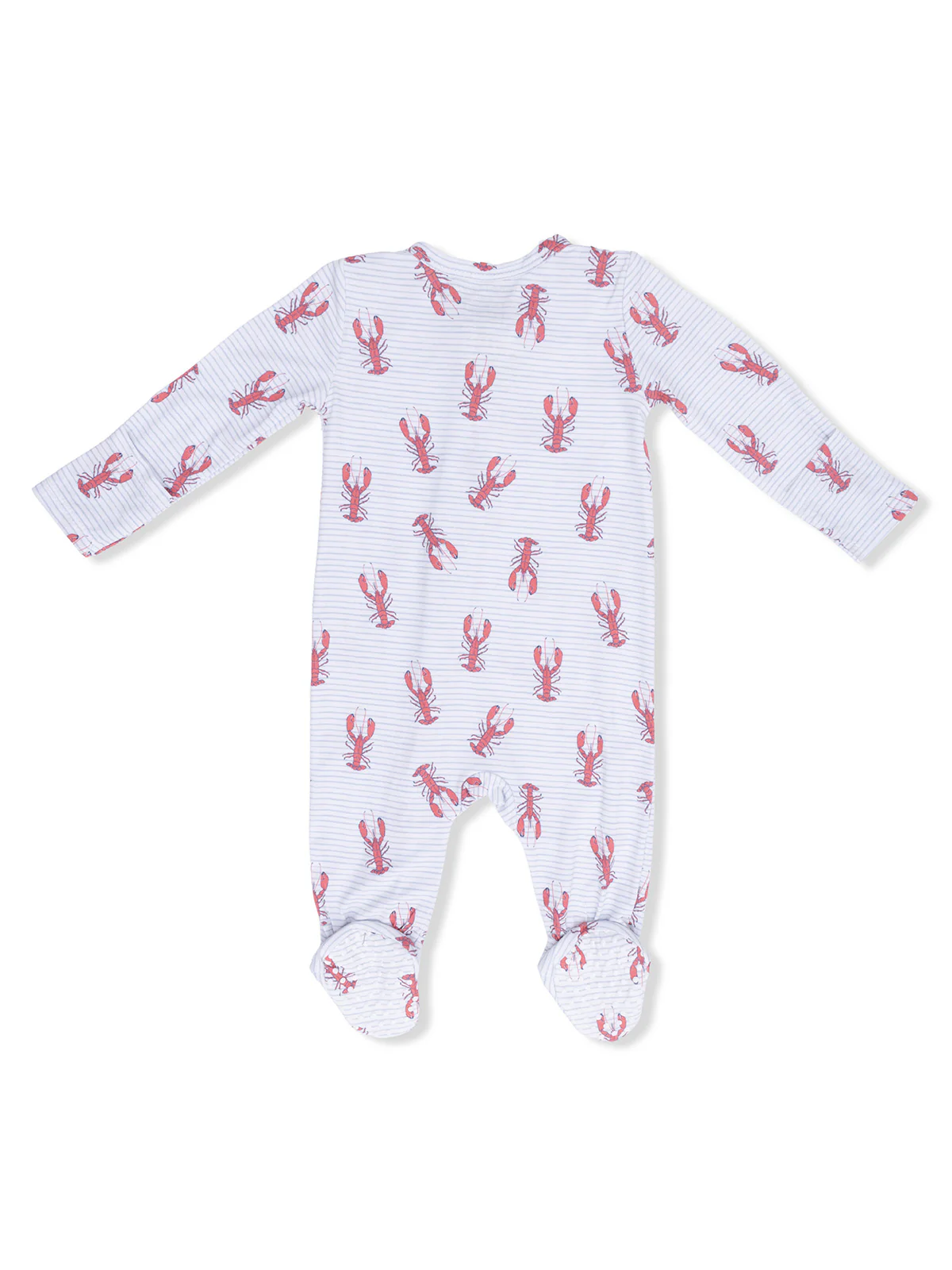 2-Way Zip Footie, Lobsters - Image 2
