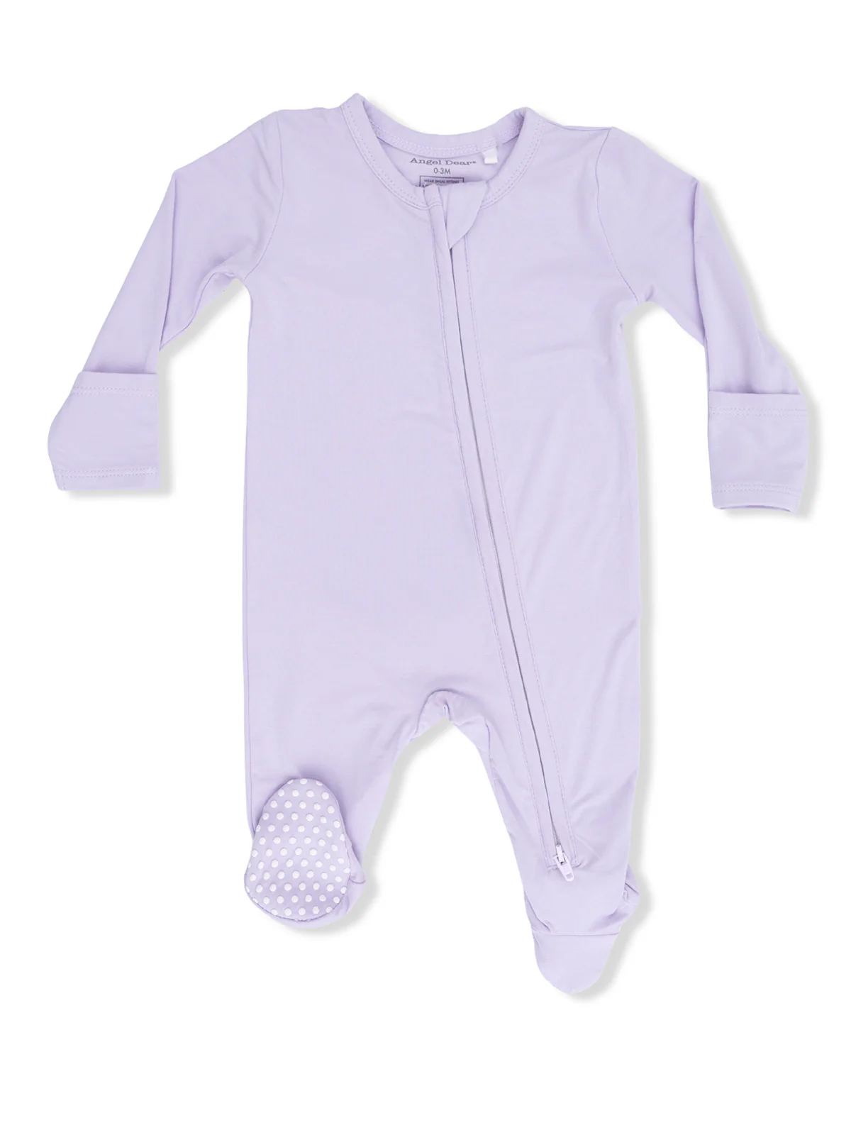 2-Way Zip Footie, Orchid Petal