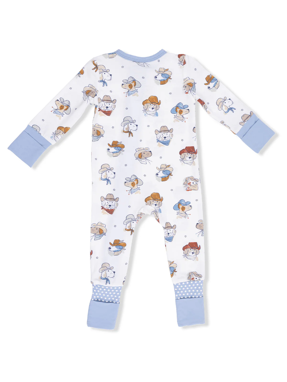 2-Way Zip Romper, Cowdogs - Image 2