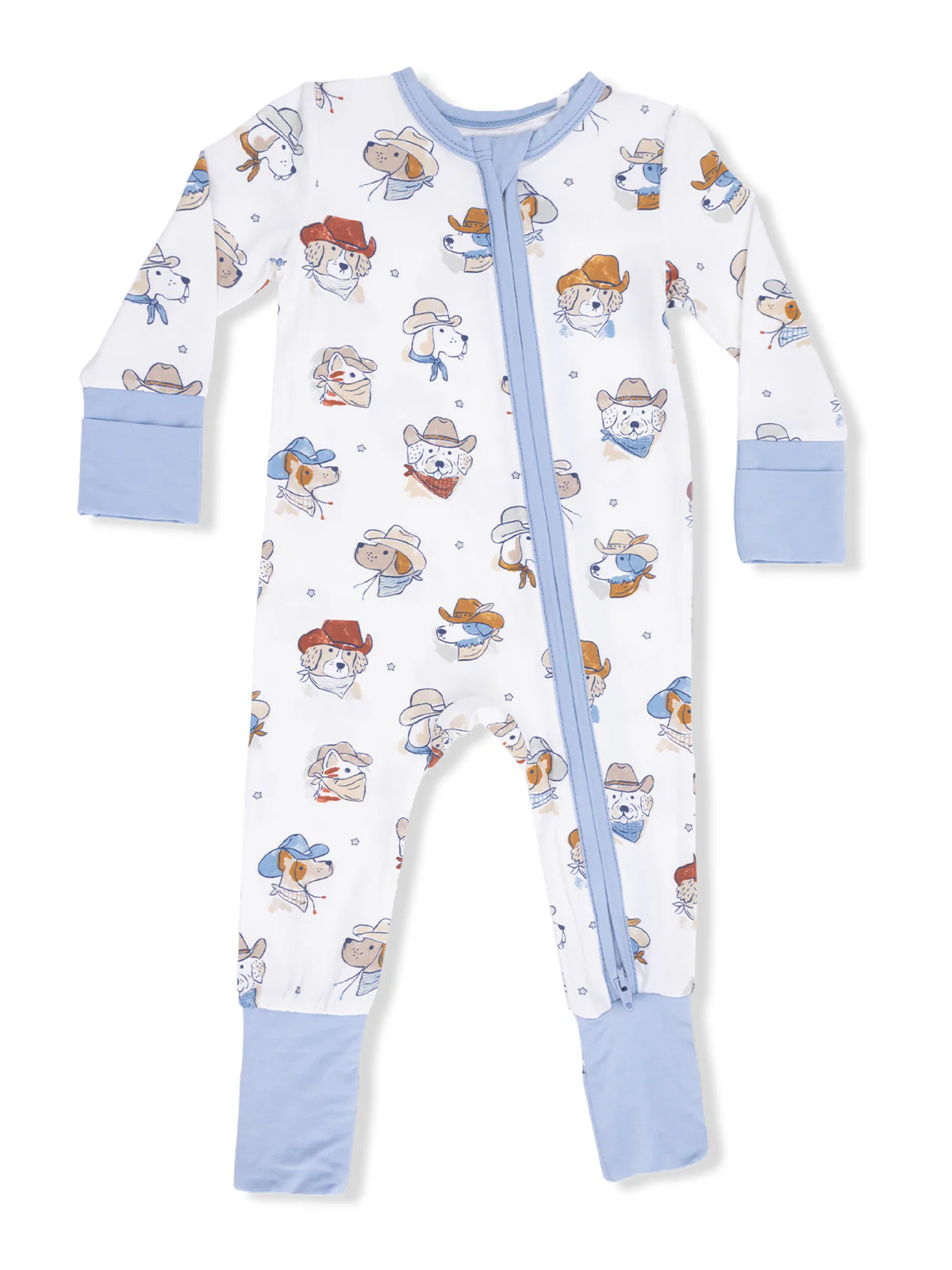 2-Way Zip Romper, Cowdogs - Image 3