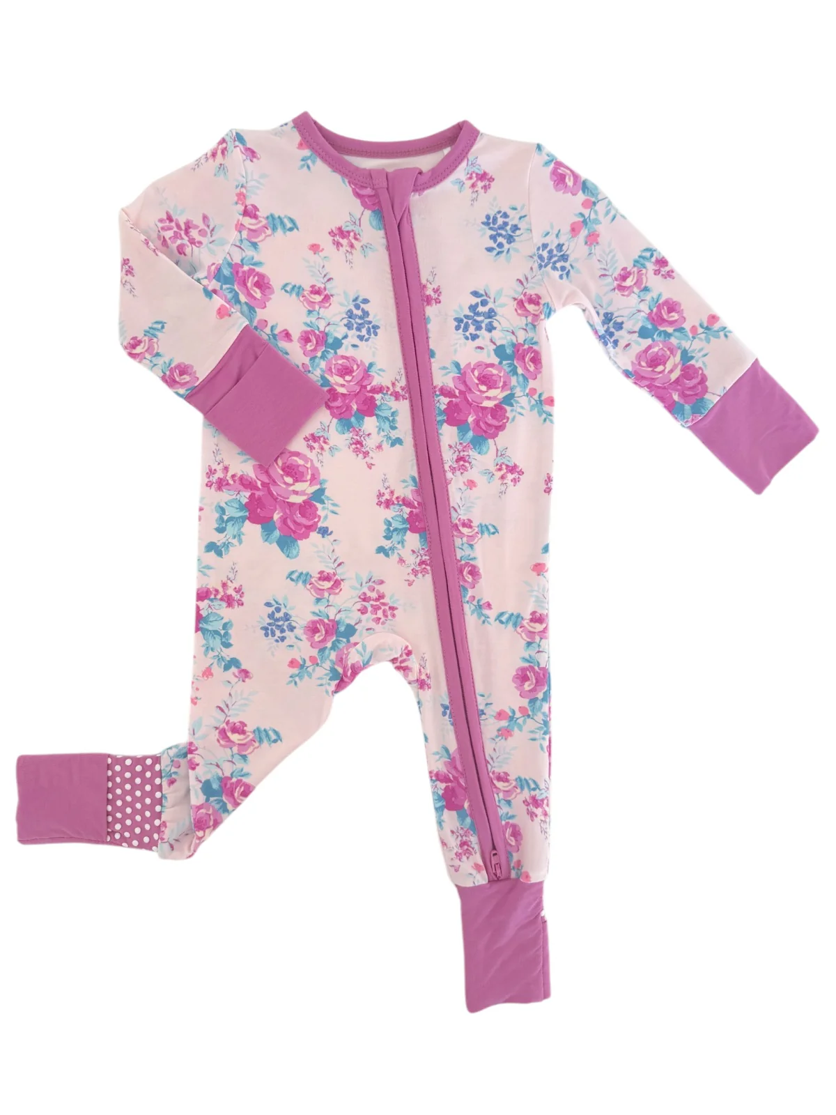 2-Way Zip Romper, Garden Secrets - Image 2