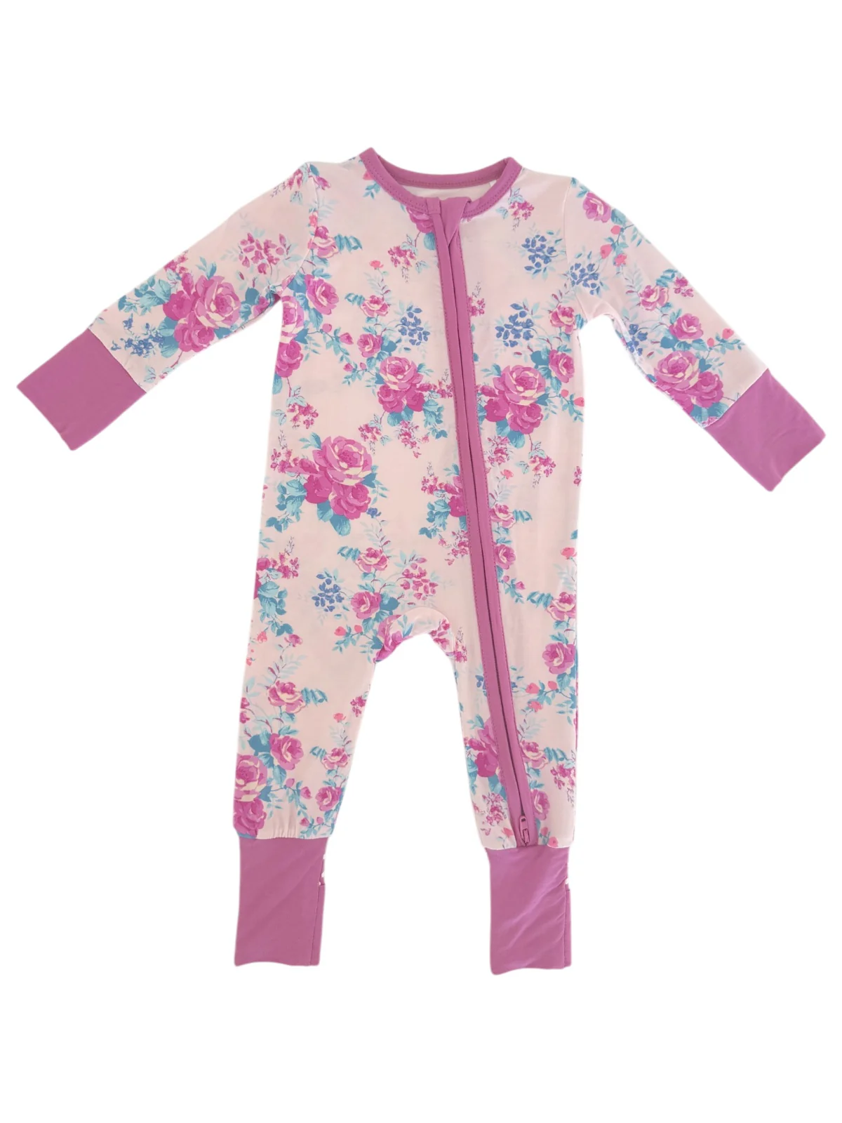 2-Way Zip Romper, Garden Secrets - Image 5