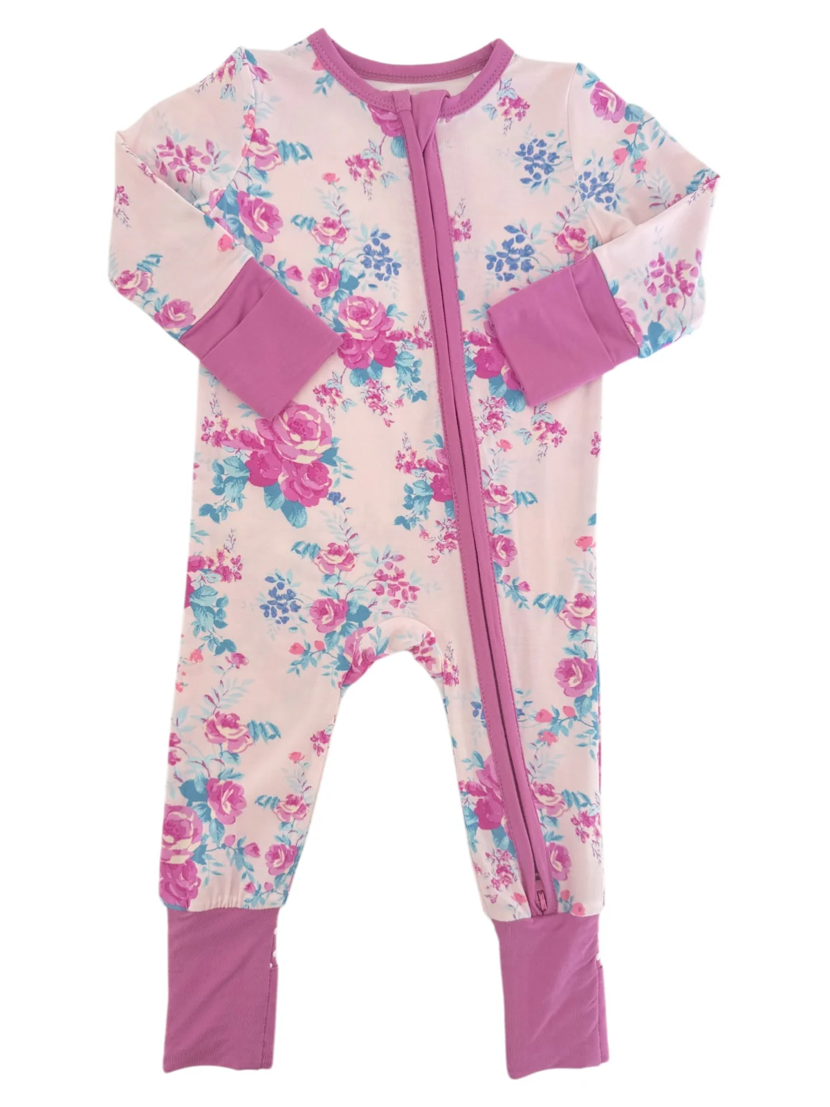 2-Way Zip Romper, Garden Secrets - Image 6