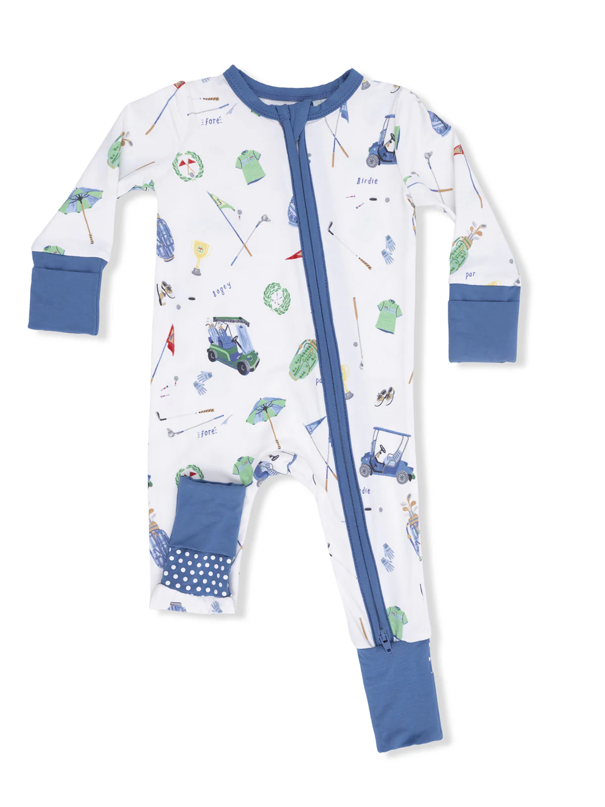 2-Way Zip Romper, Golf Things