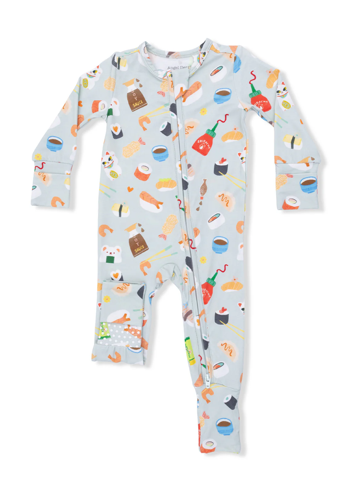 2-Way Zip Romper, Sushi