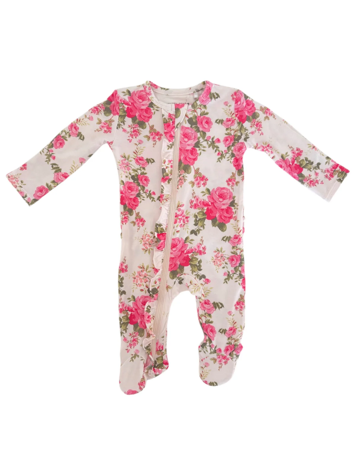 2-Way Zip Ruffle Footie, Country Daydream - Image 4
