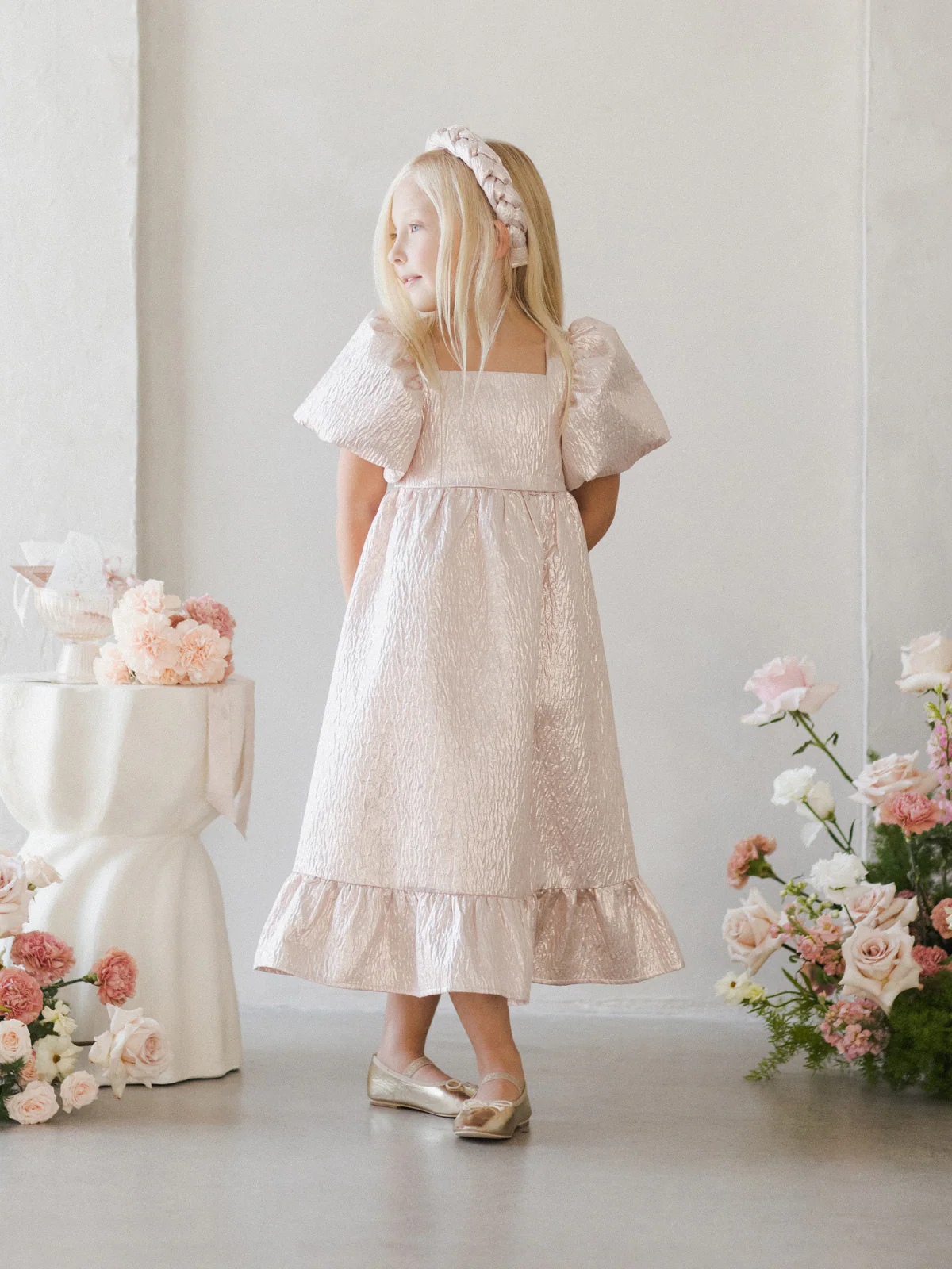 Augusta Dress, Bubblegum - Image 3