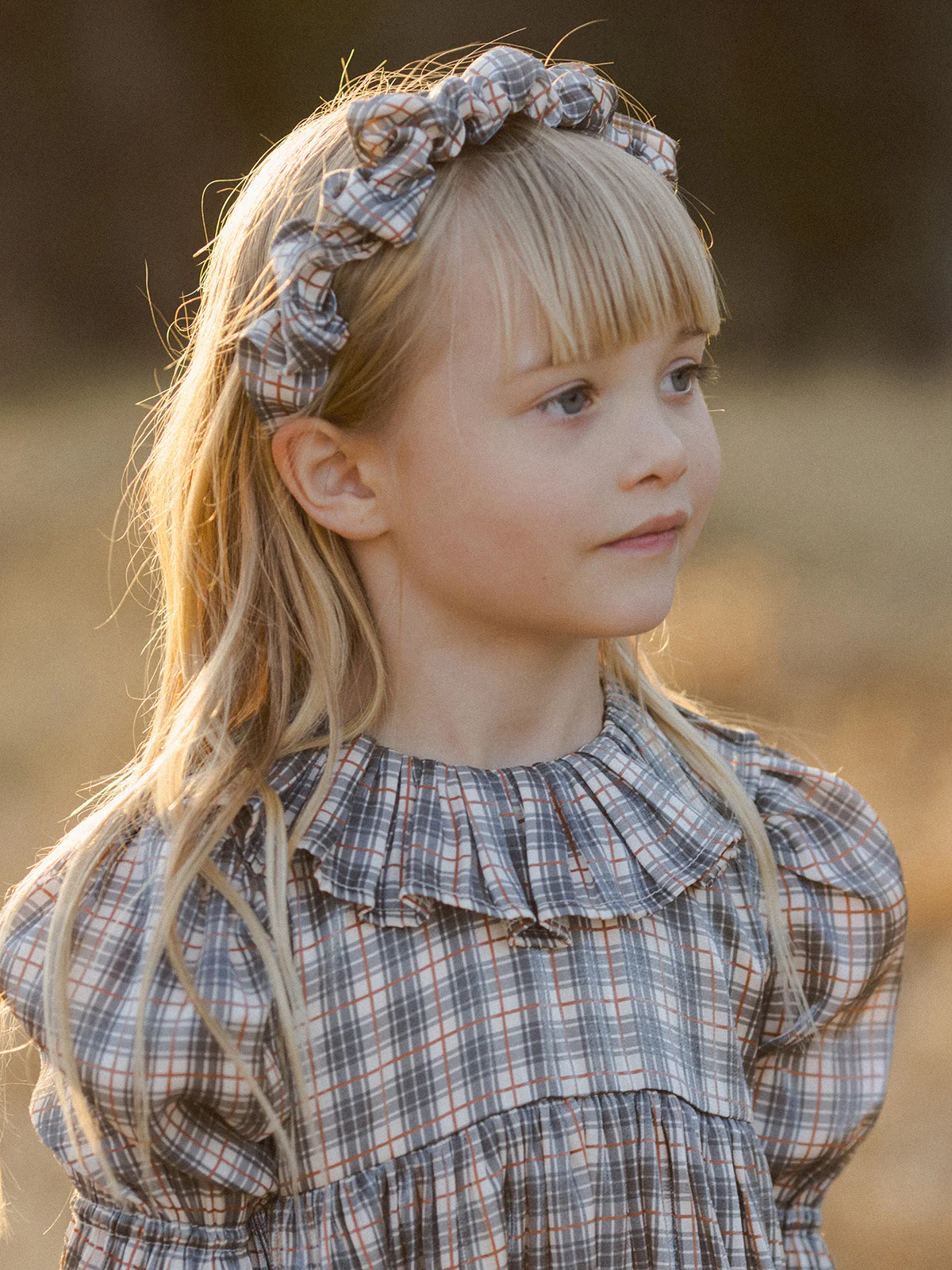 Amelia Dress, Holiday Plaid - Image 3