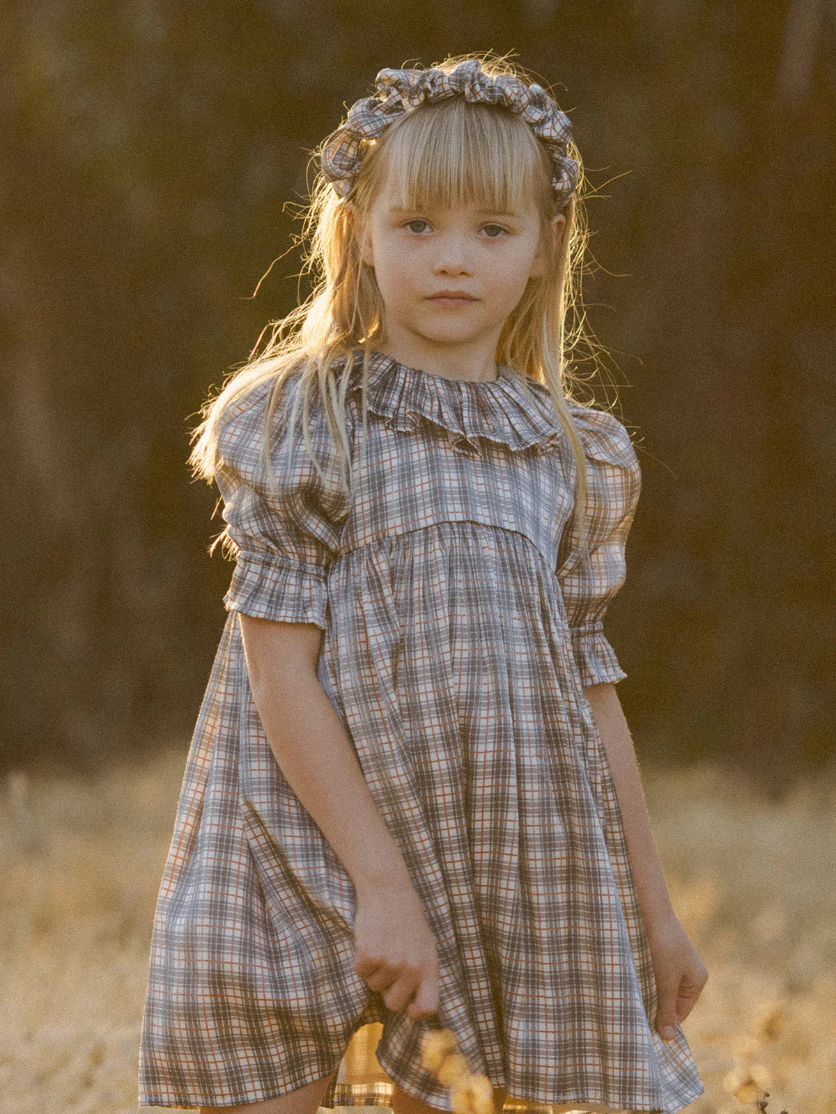Amelia Dress, Holiday Plaid - Image 4