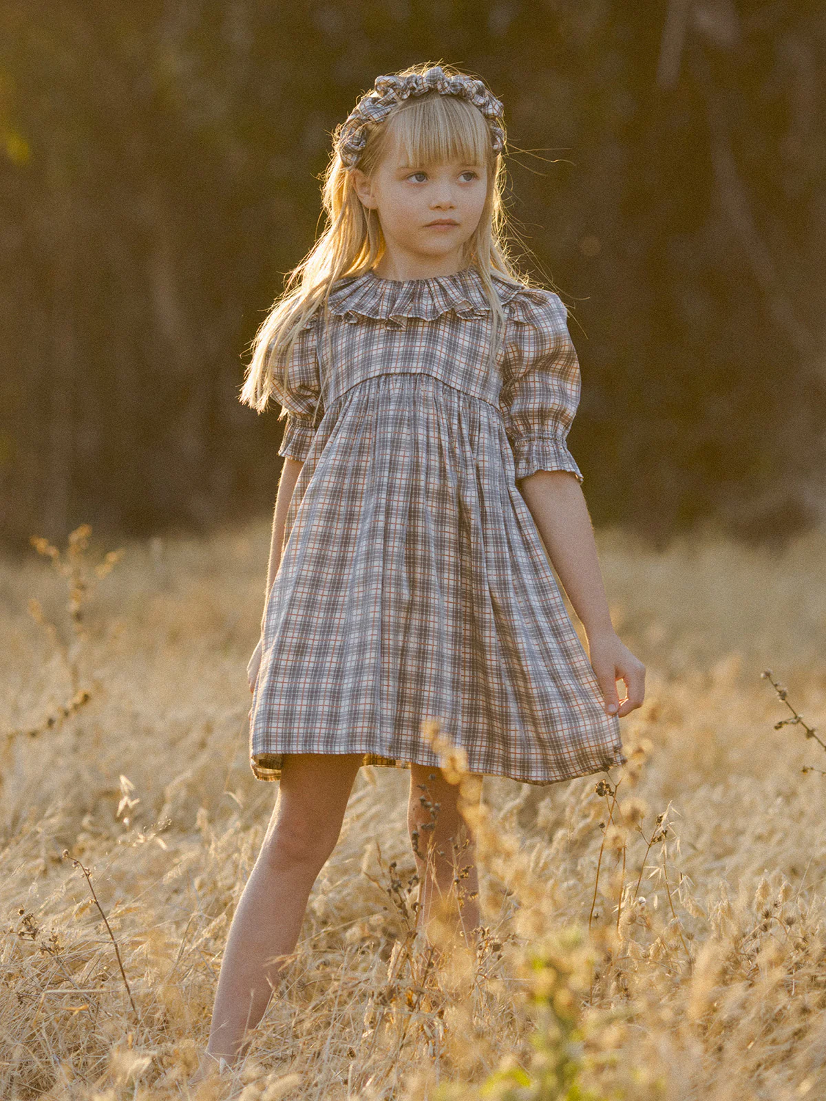 Amelia Dress, Holiday Plaid - Image 5