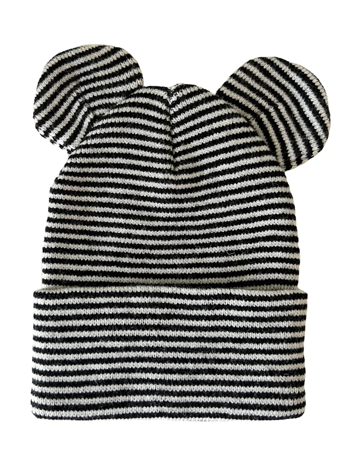 Baby's First HatĀ®, Black/White Stripe Bear