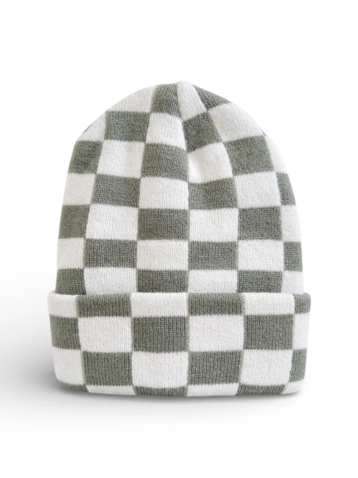 Baby's First HatĀ®, Fern/Warm White Checkerboard - Image 2