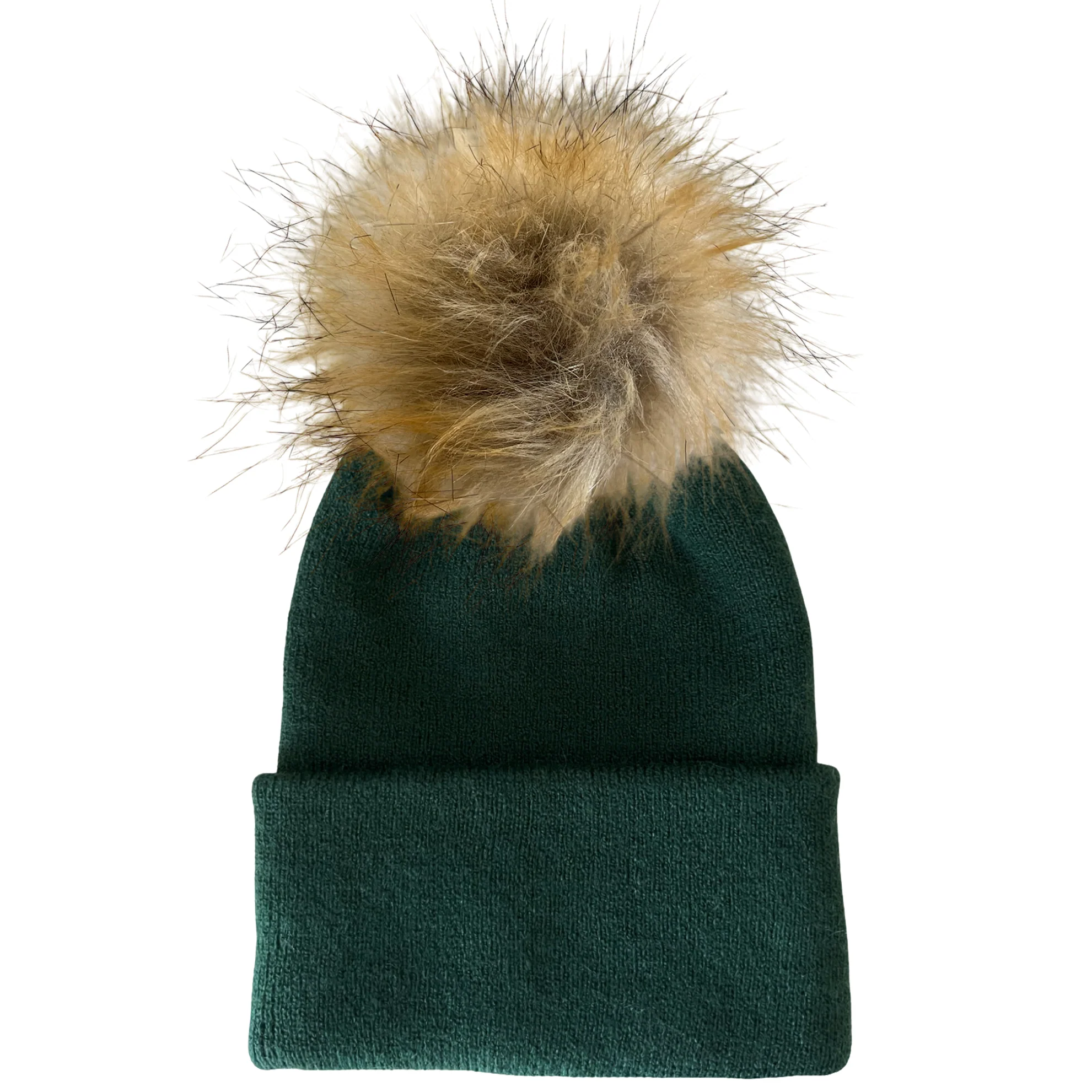 Baby's First HatĀ®, Juniper Fur Pom