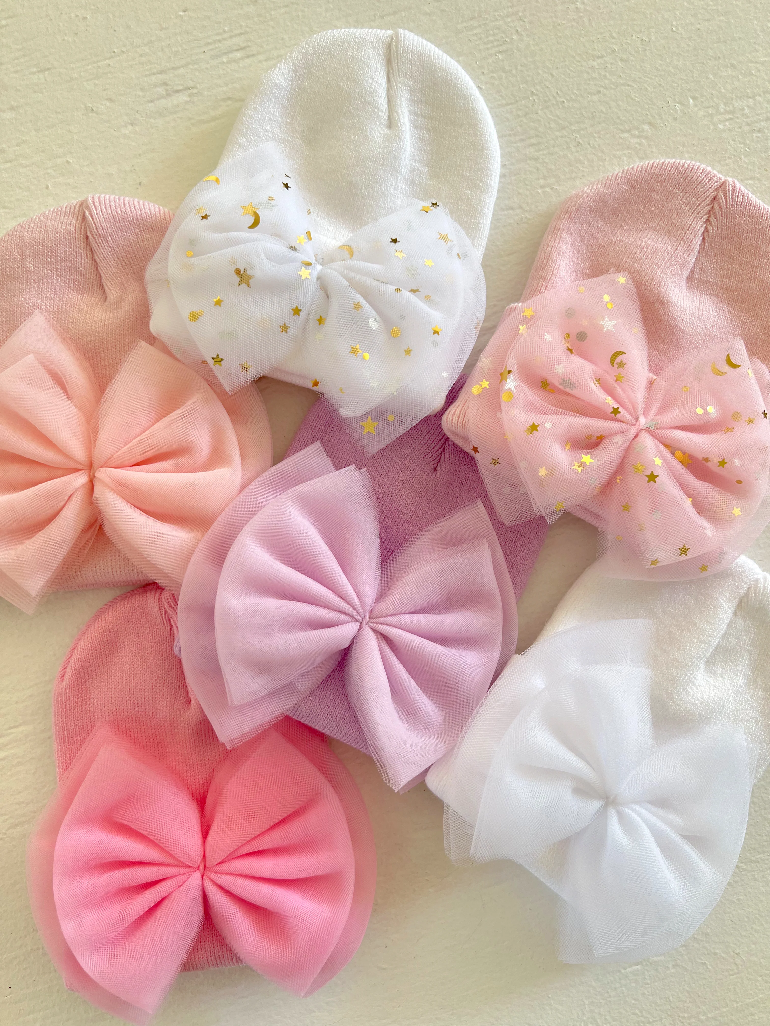Baby's First Hat®, Petal Pink Tulle Bow - Image 2