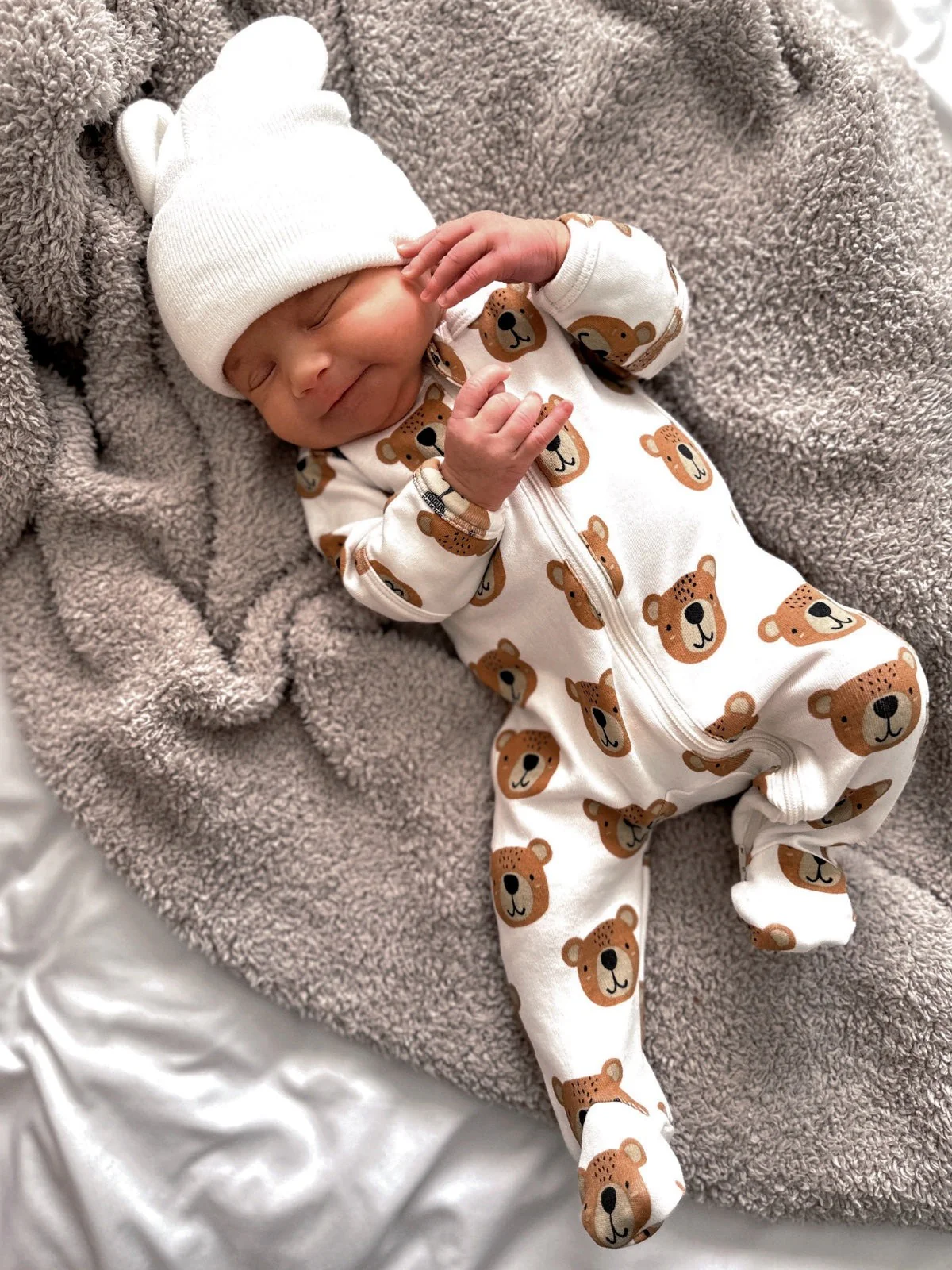 Baby's First HatĀ®, Warm White Bear - Image 2
