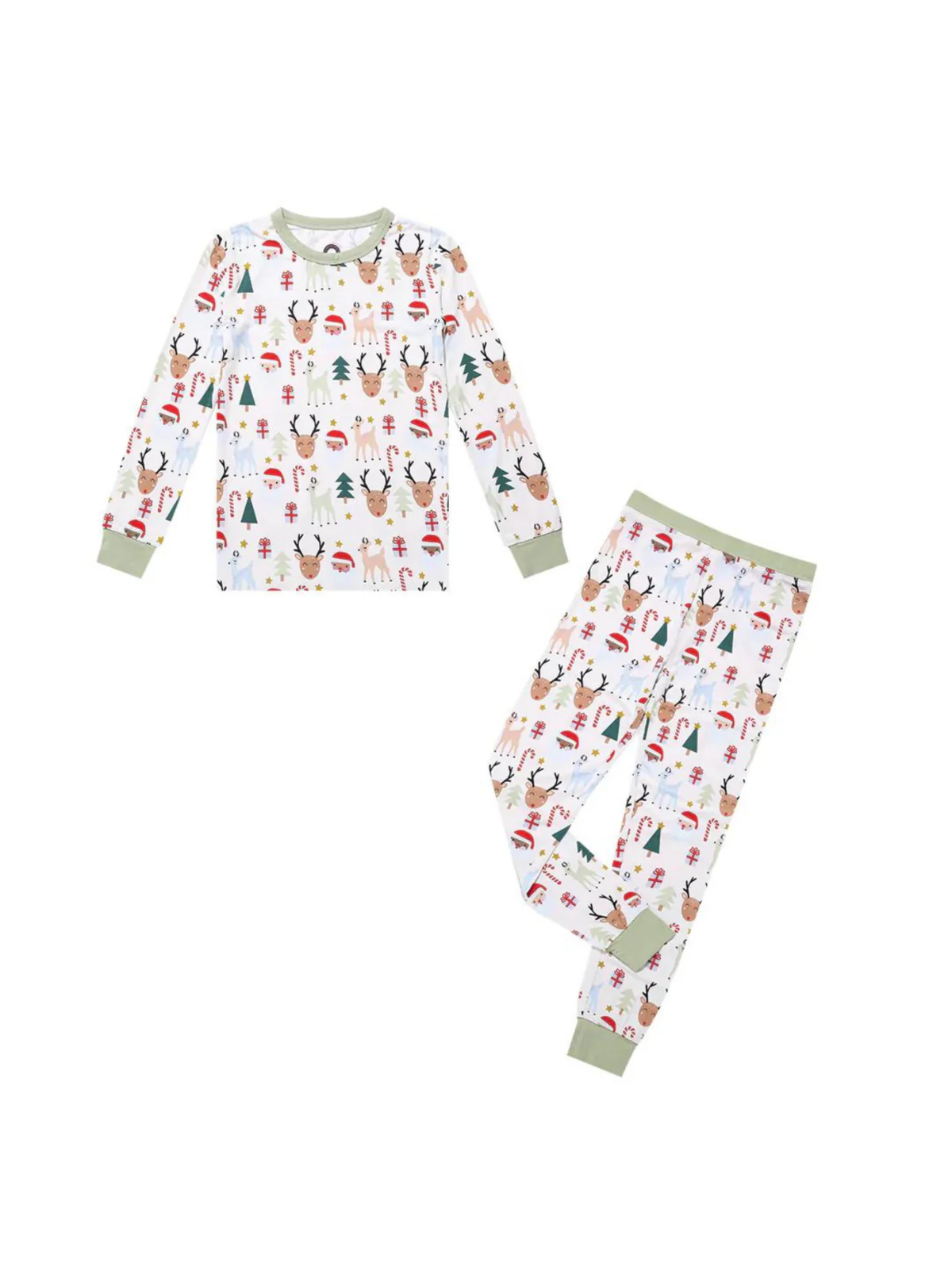 Bamboo 2-Piece Set, Santa & Friends - Image 2