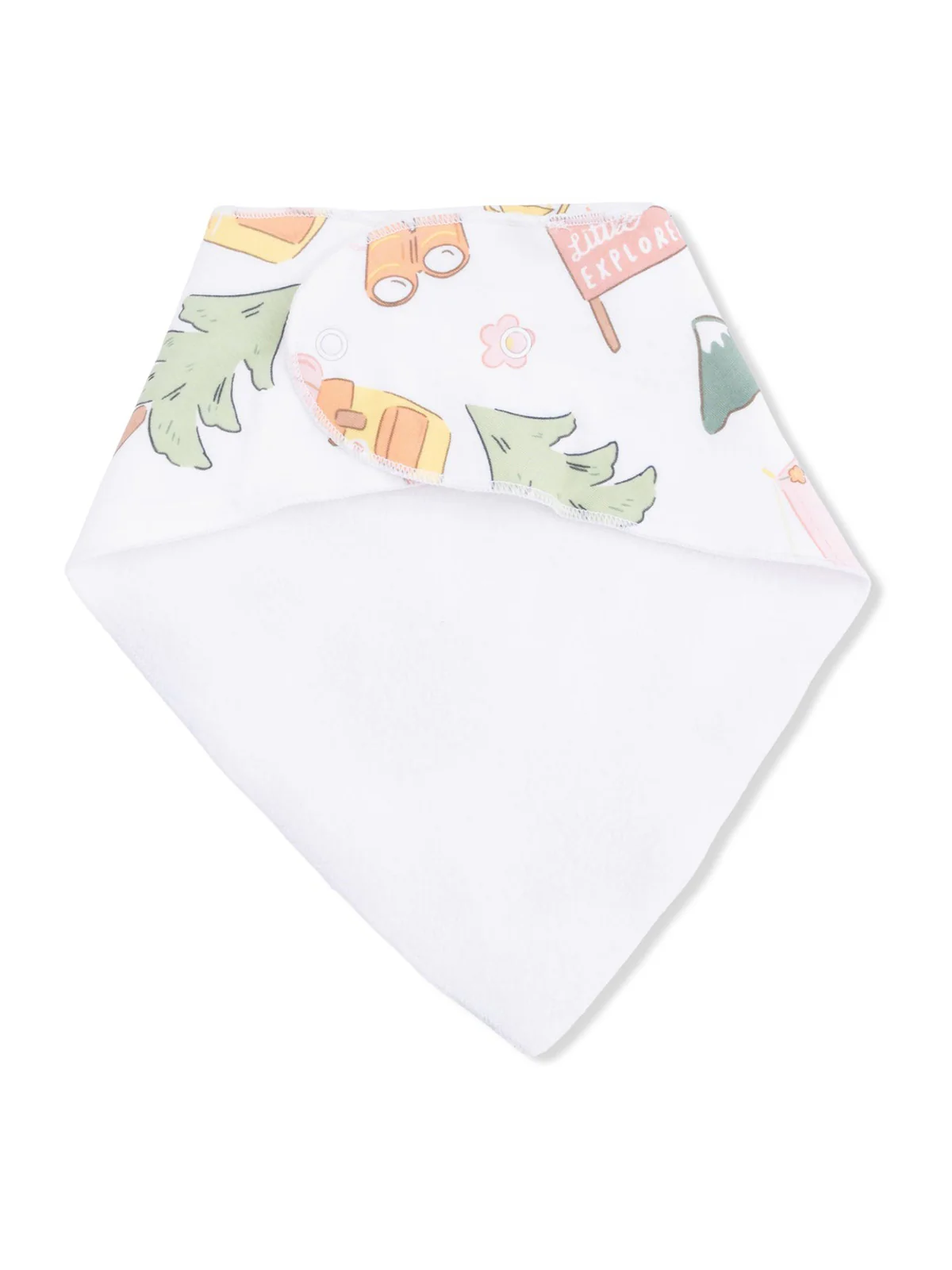 Bandana Bib, Camping Pink - Image 2