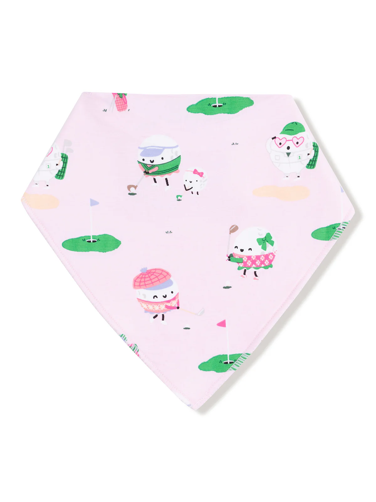 Bandana Bib, Golf Pros Pink