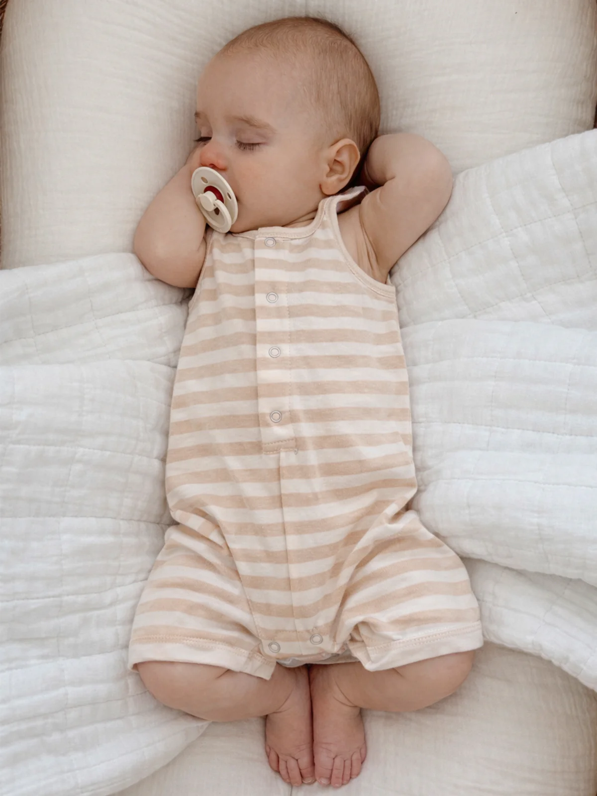 Biscuit Stripe / Organic Shortie
