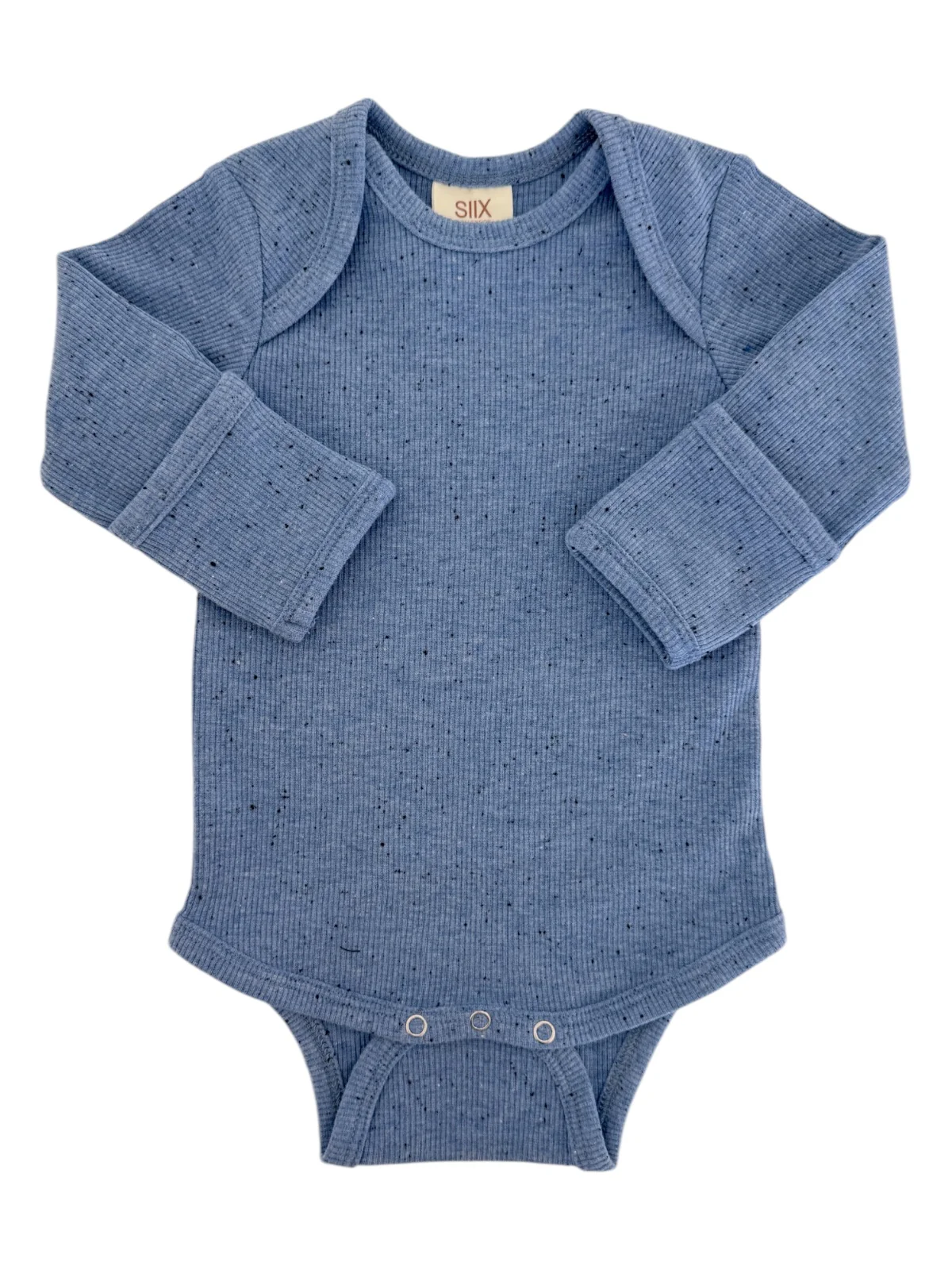 Blue Speckle / Long Sleeve Bodysuit - Image 2