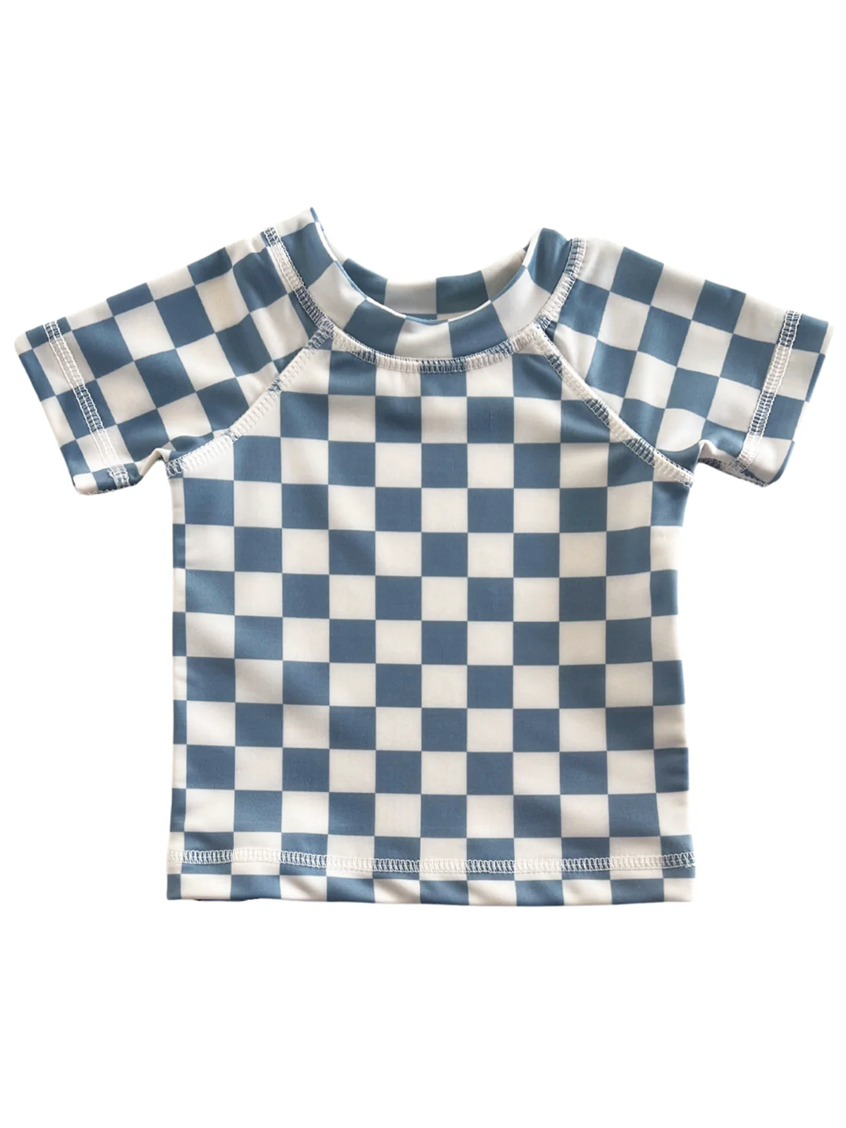 Blueberry Muffin Checkerboard / Cabana Rashguard / UPF 50+