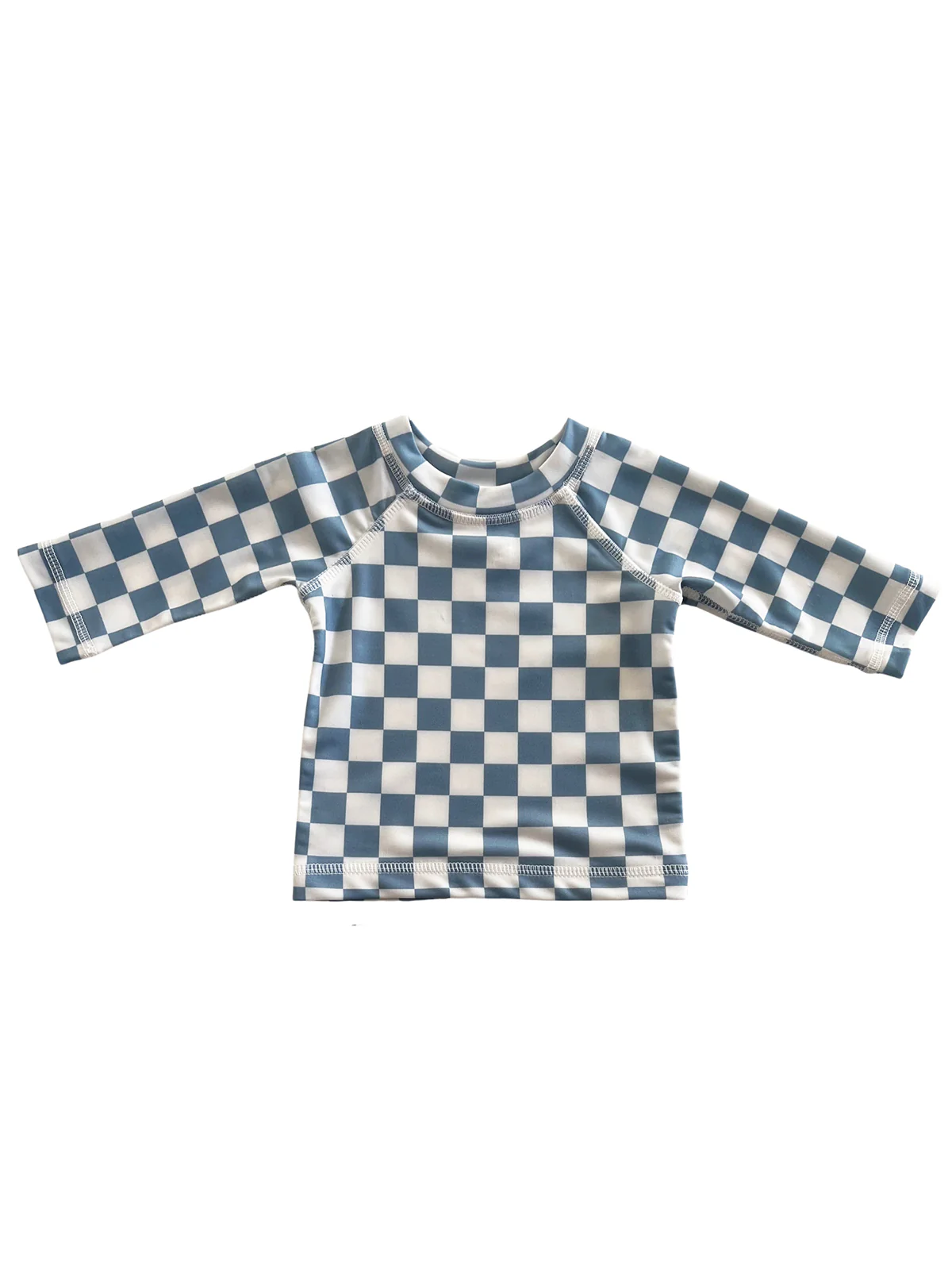 Blueberry Muffin Checkerboard / Maui Rashguard / UPF 50+ - Image 2