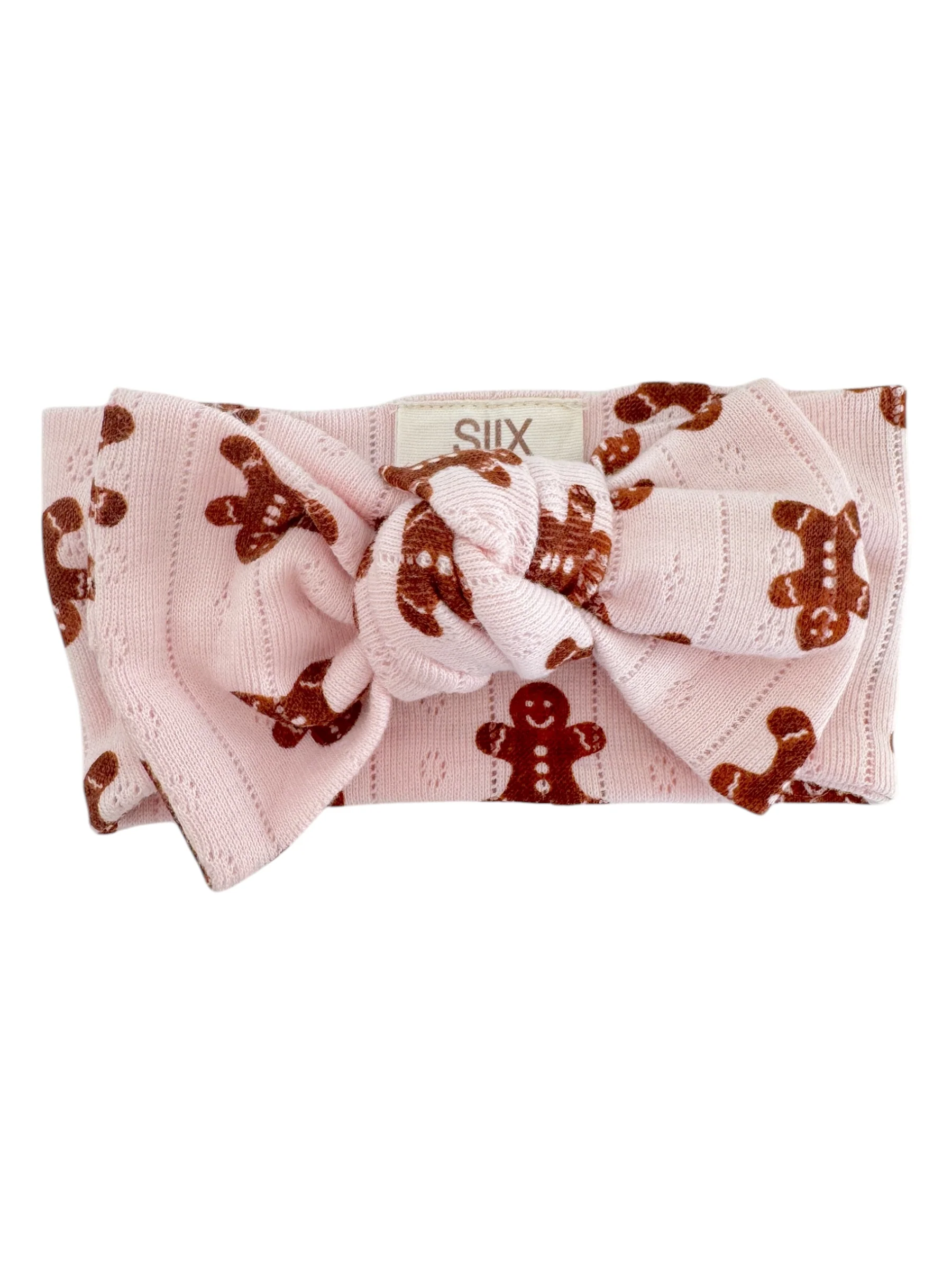 Blush Gingerbread / Organic Pointelle Bow - Image 2