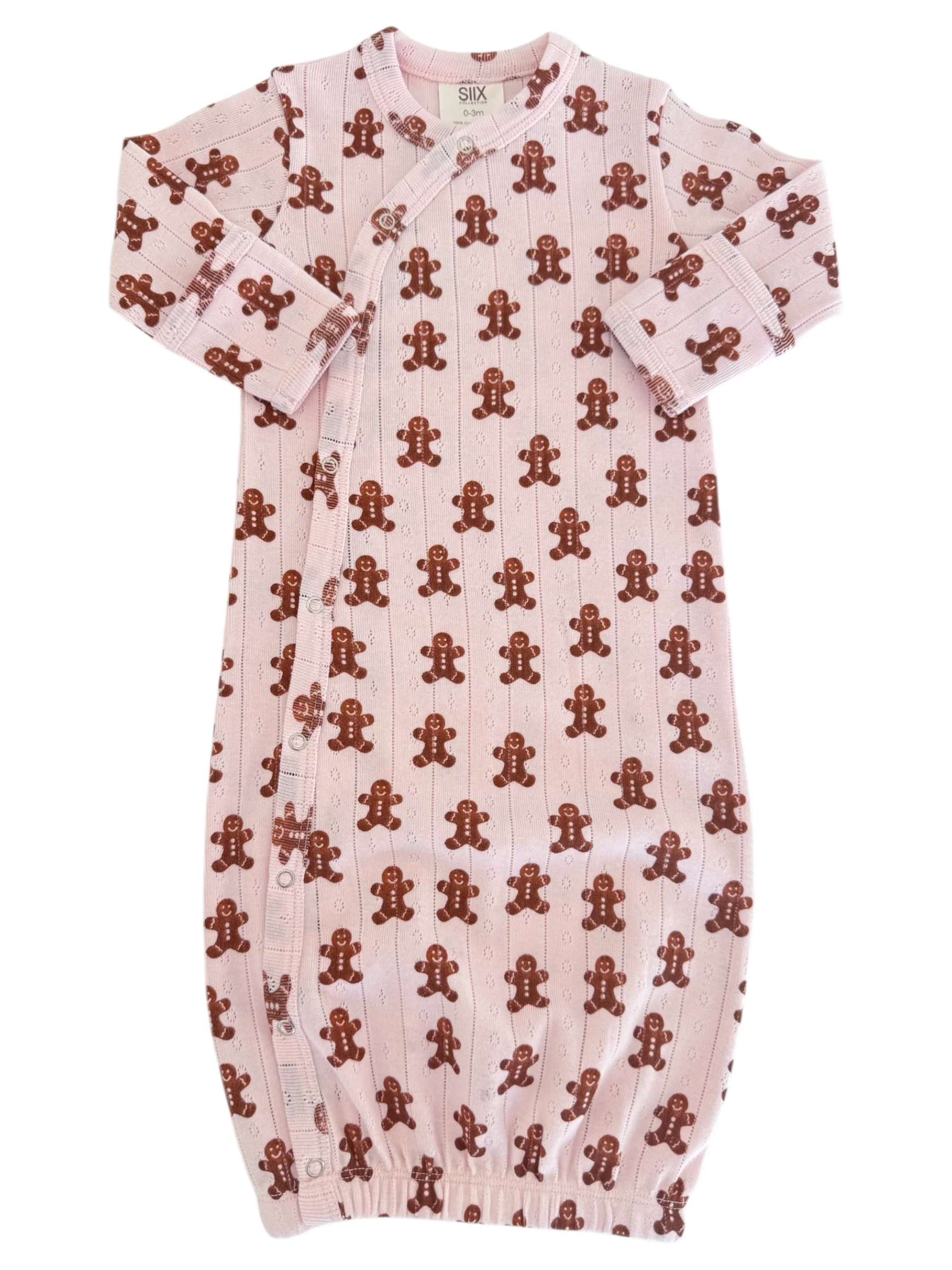 Blush Gingerbread / Organic Pointelle Gown