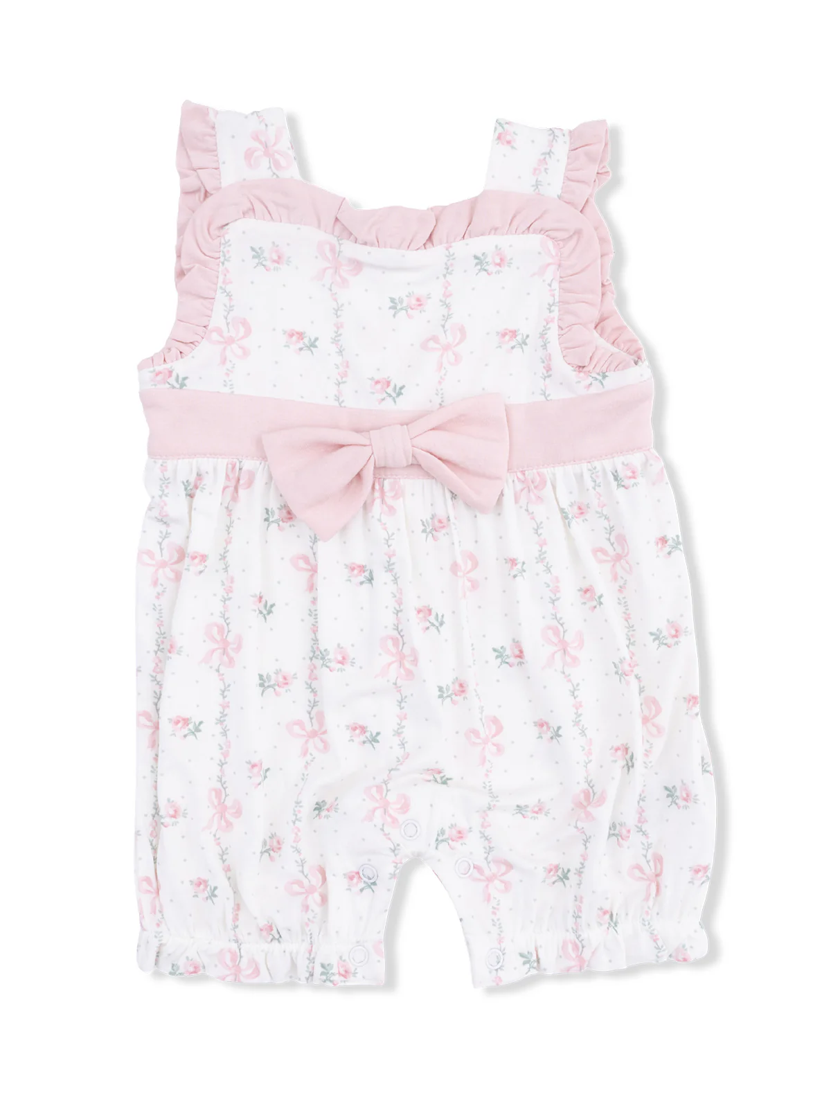 Bow Playsuit, Dainty Buds and Bows