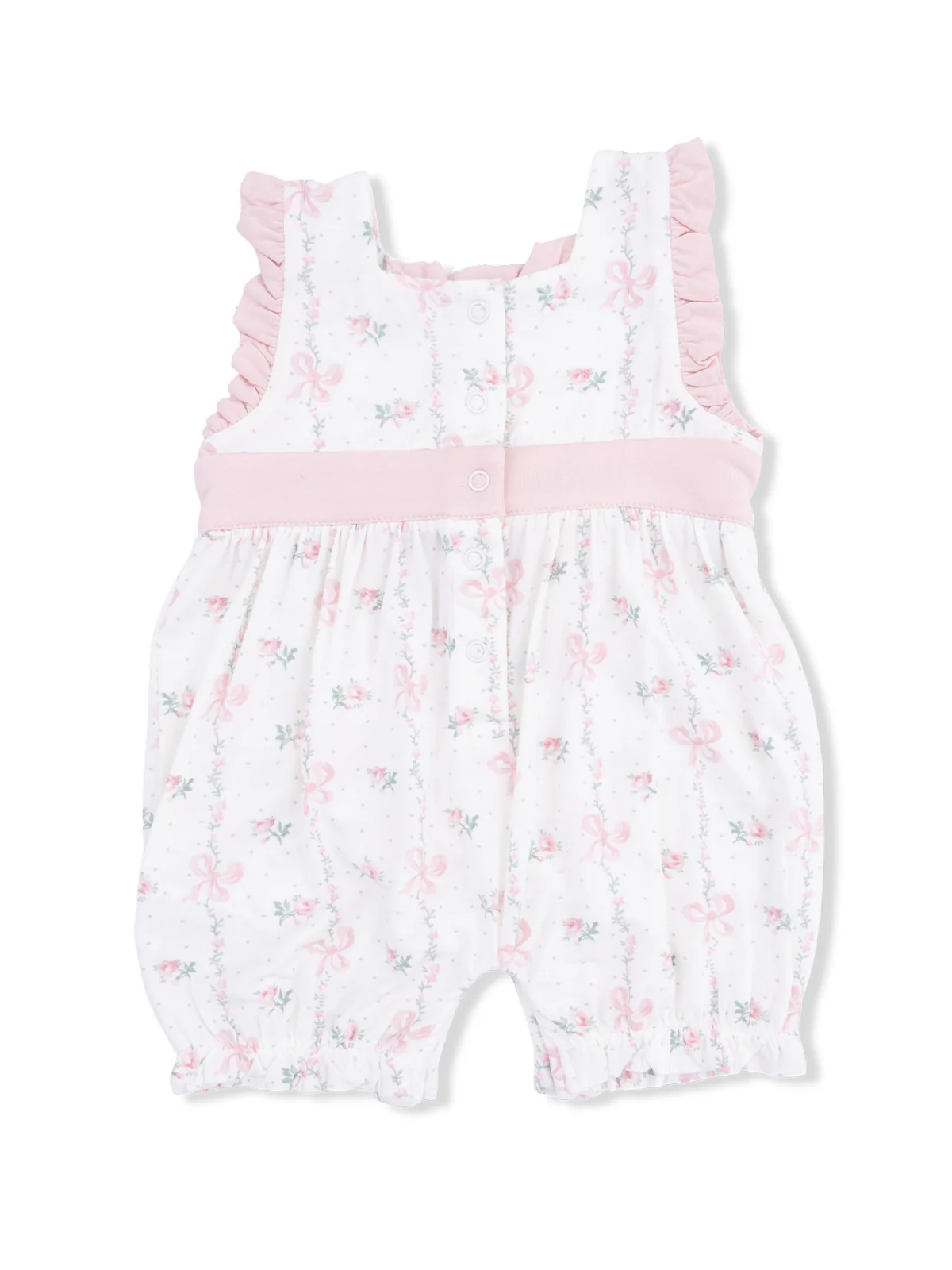Bow Playsuit, Dainty Buds and Bows - Image 2