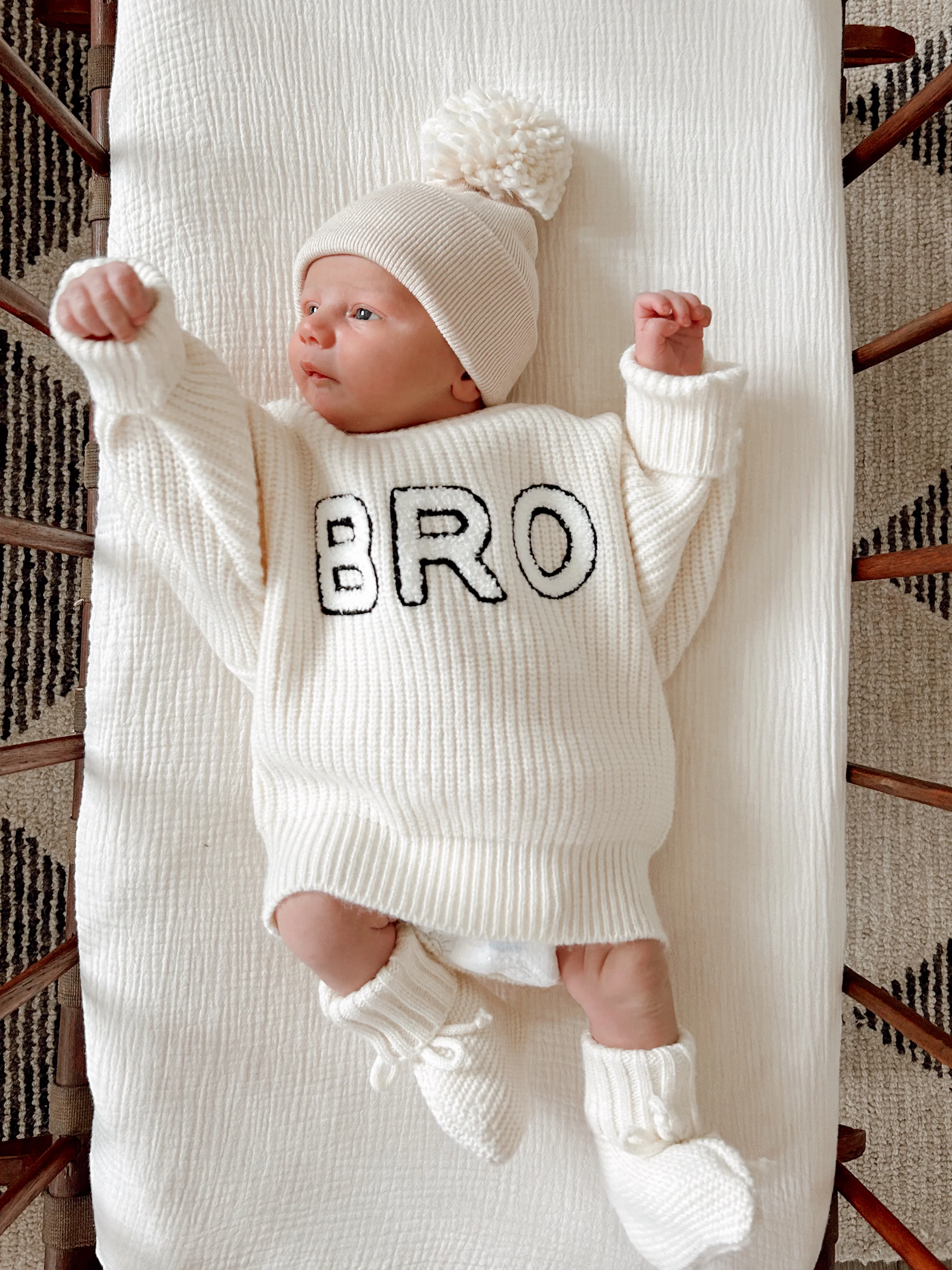 Bro Knit Sweater, Ivory - Image 2