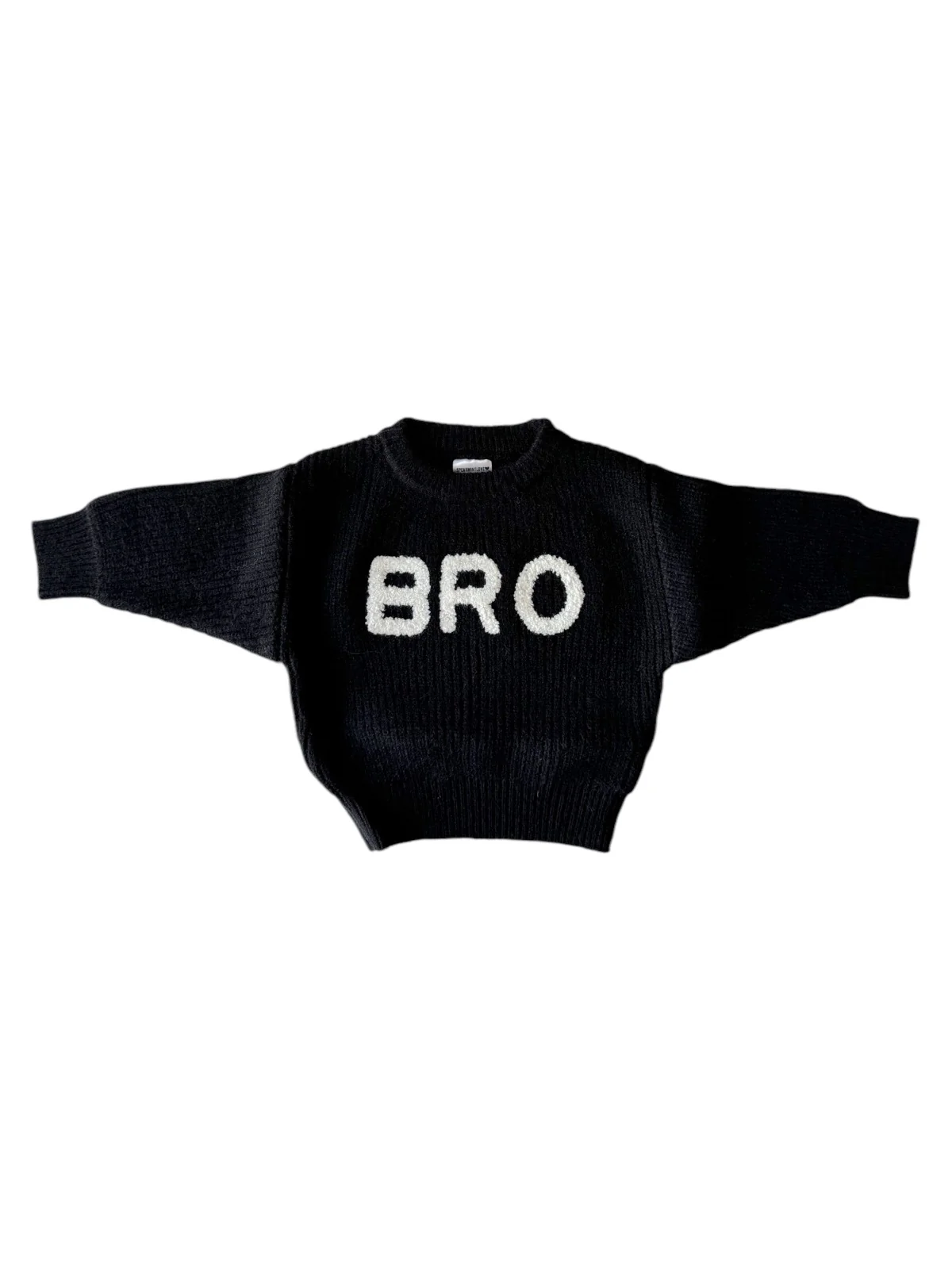 Bro Knit Sweater, Obsidian - Image 3