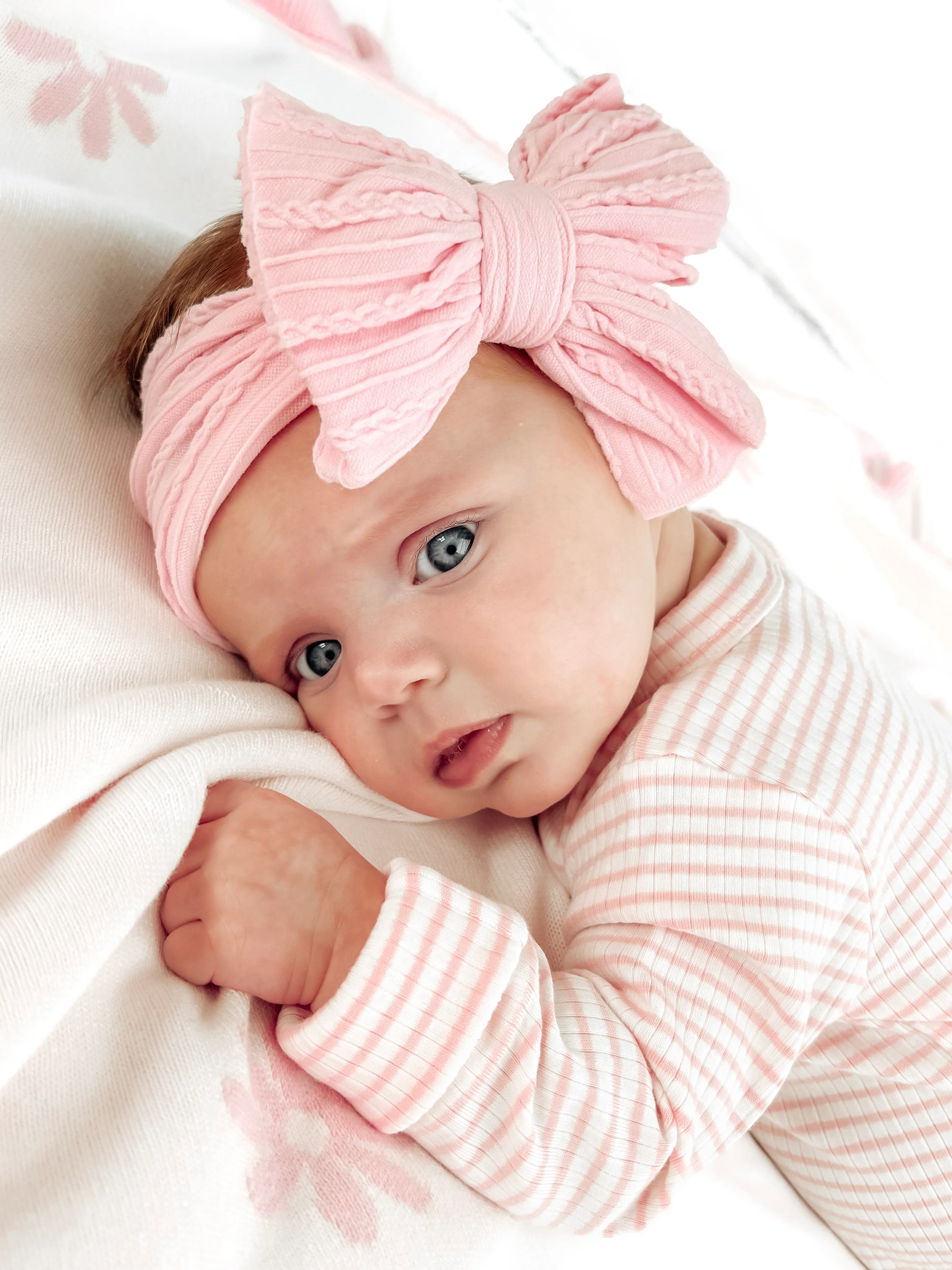 Cable Bow, Ballerina Pink - Image 2