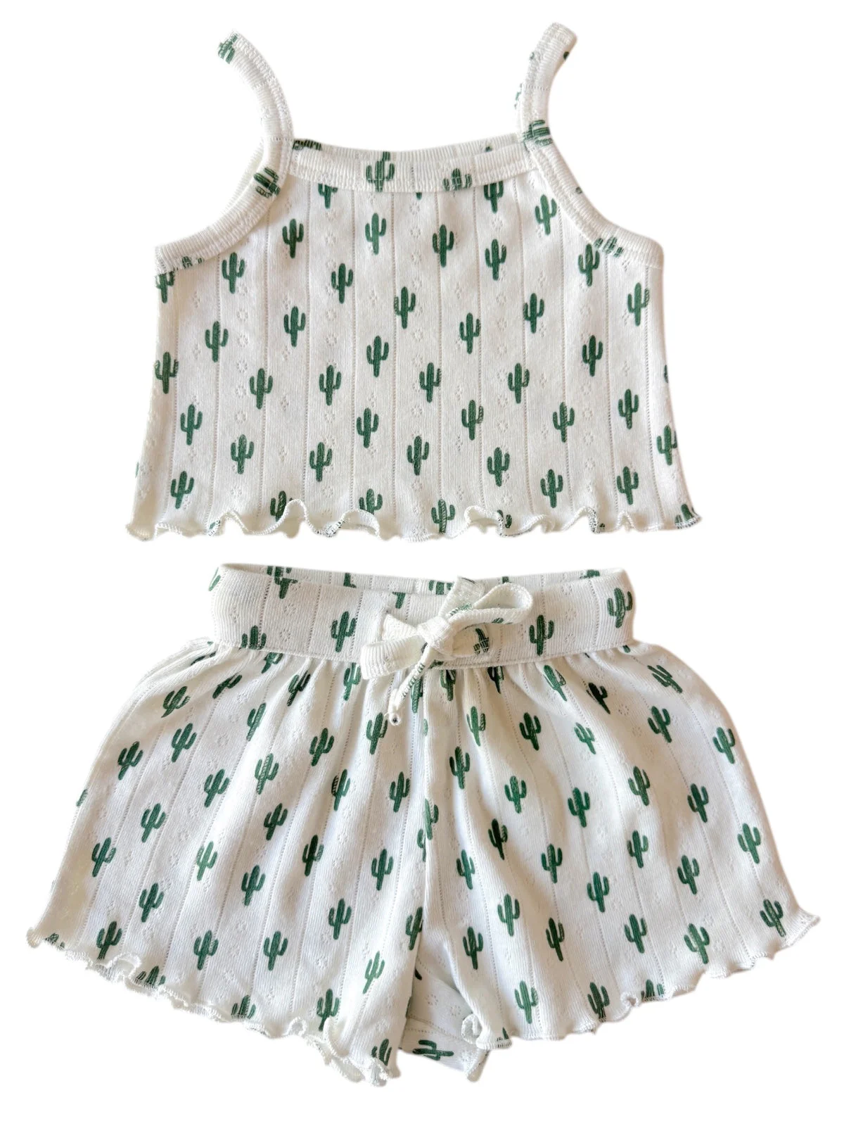 Cactus / Organic Pointelle Summer Set - Image 2