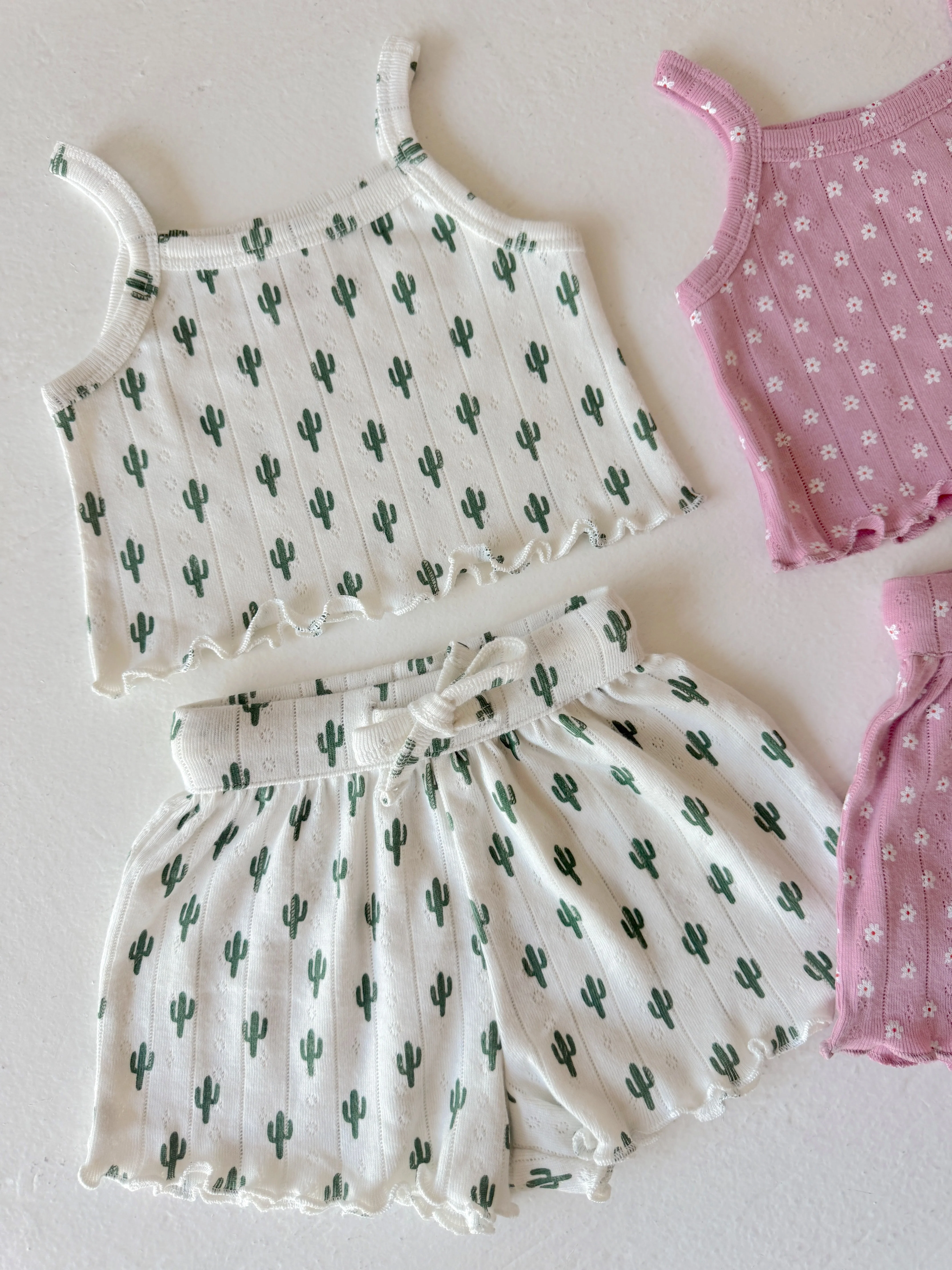 Cactus / Organic Pointelle Summer Set - Image 3