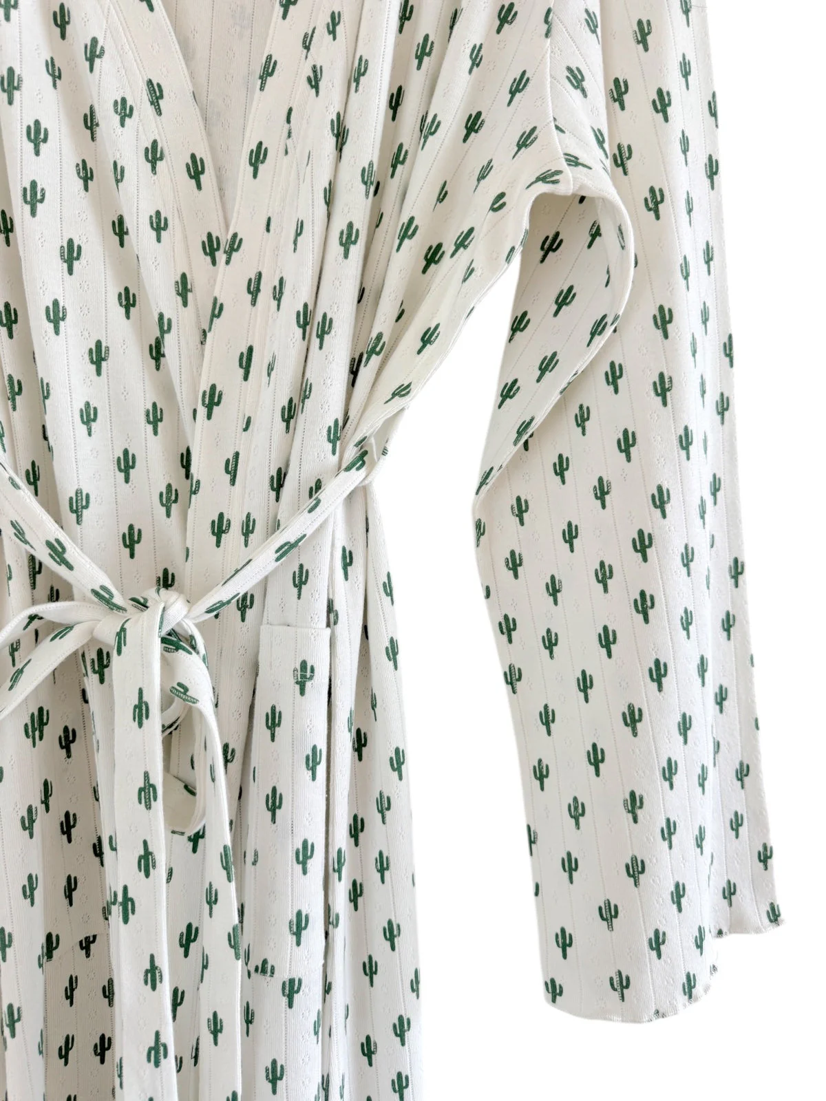 Cactus / Organic Pointelle Women's Robe - Image 2