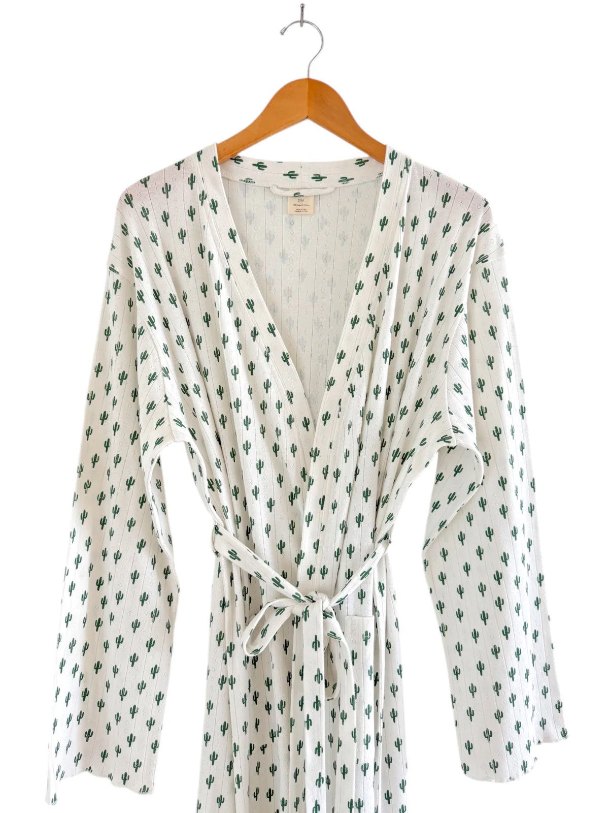 Cactus / Organic Pointelle Women's Robe - Image 3